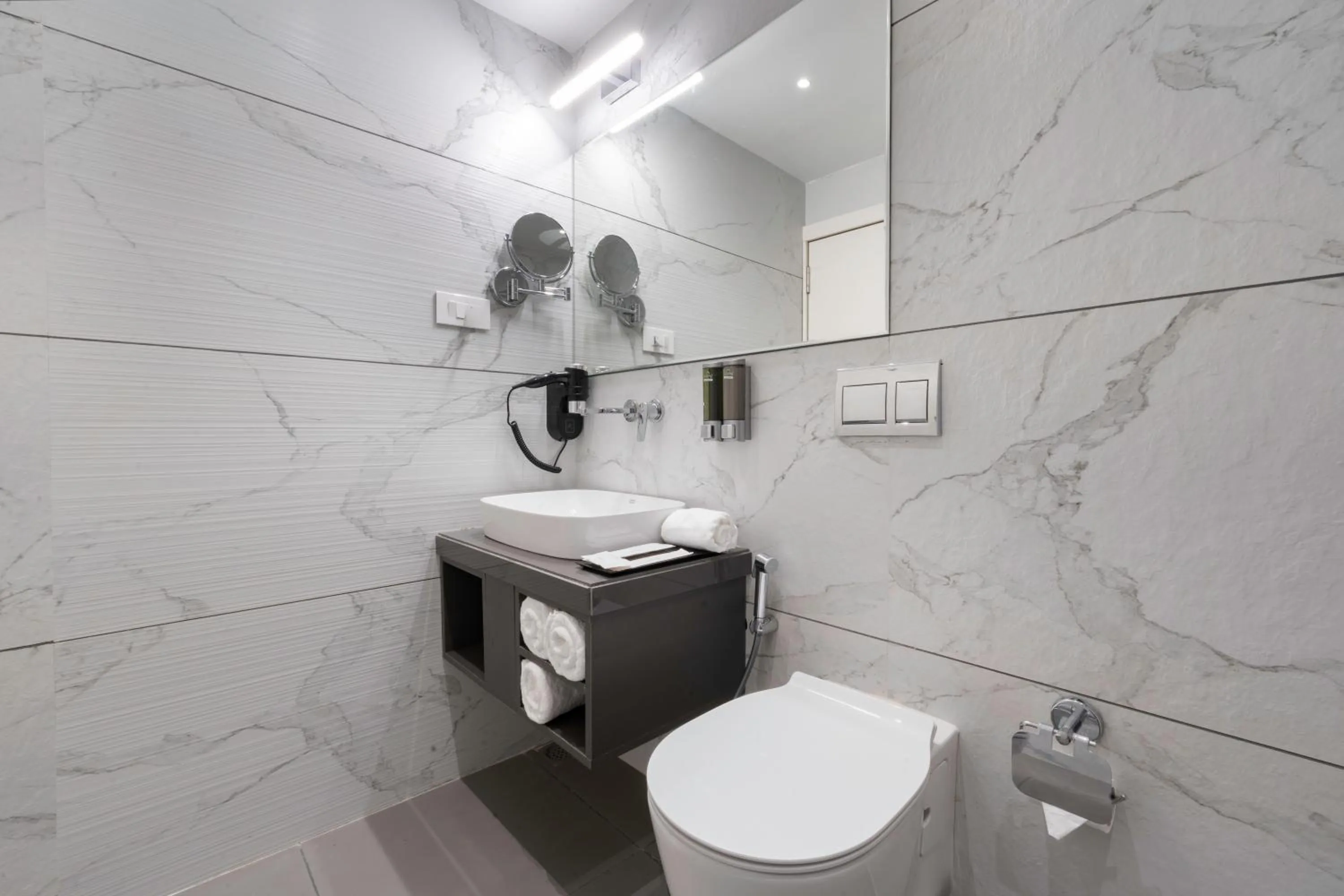 Bathroom in Clarks Inn Indore