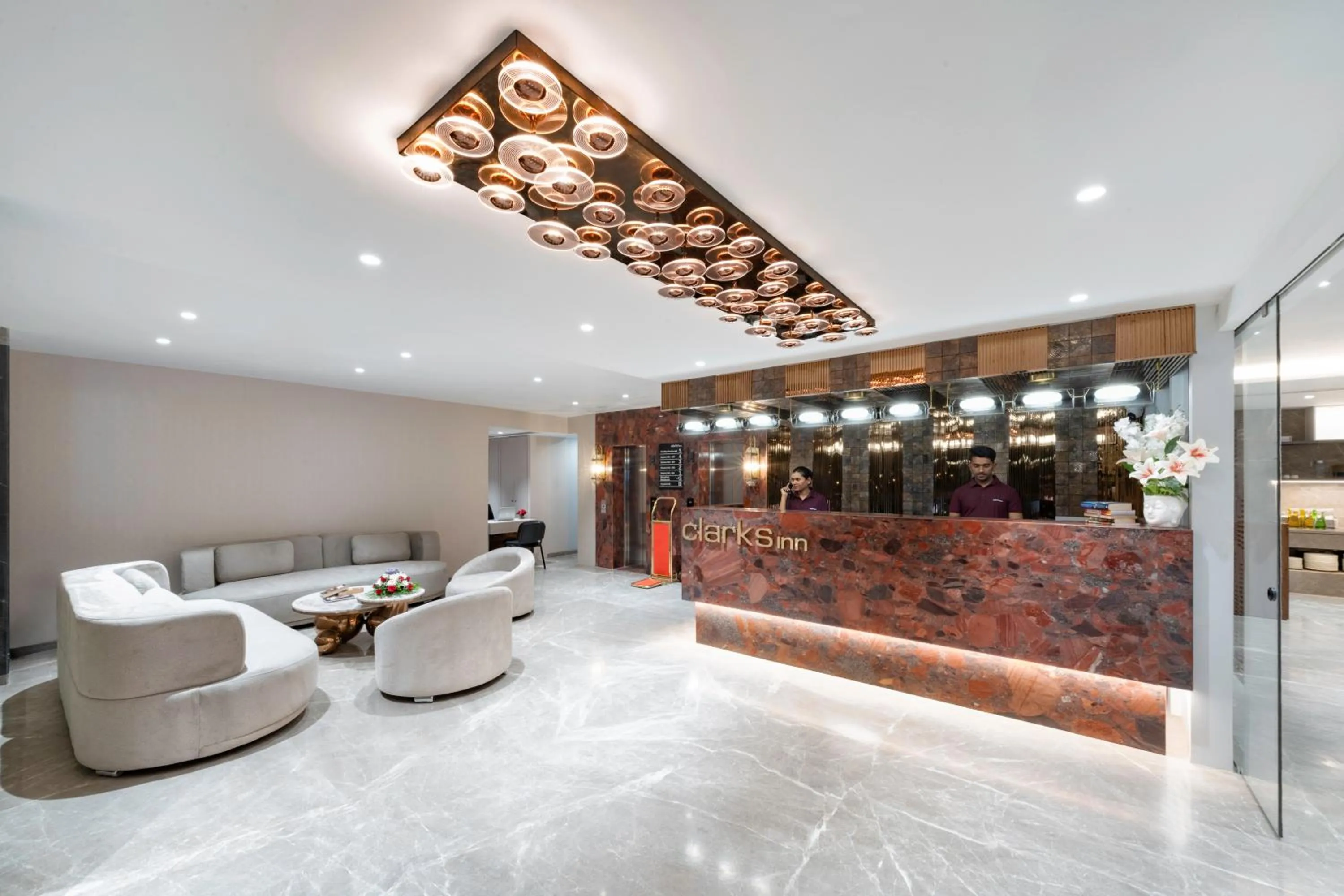 Lobby or reception in Clarks Inn Indore