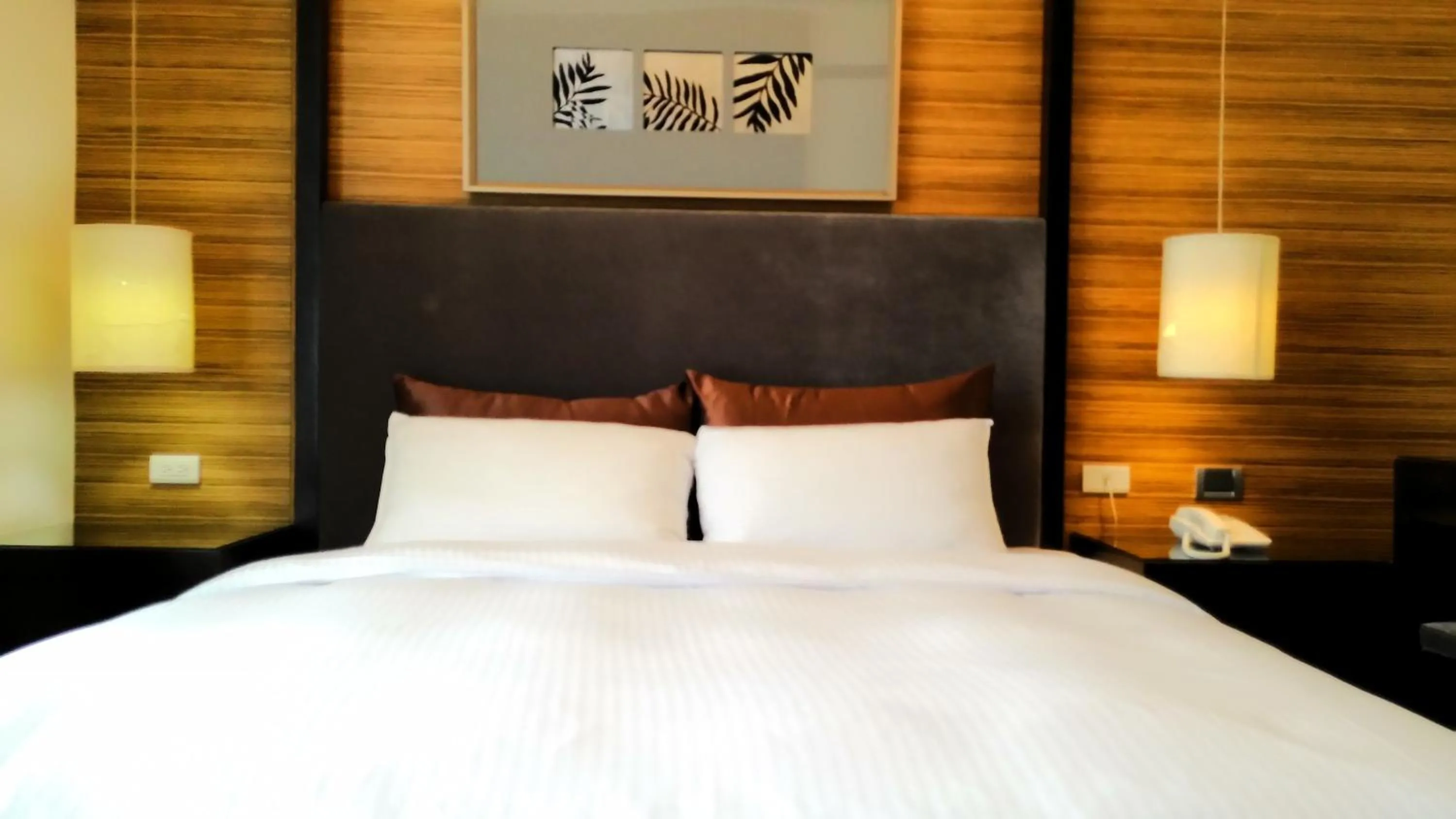 Bed in Hotel Modern Puli