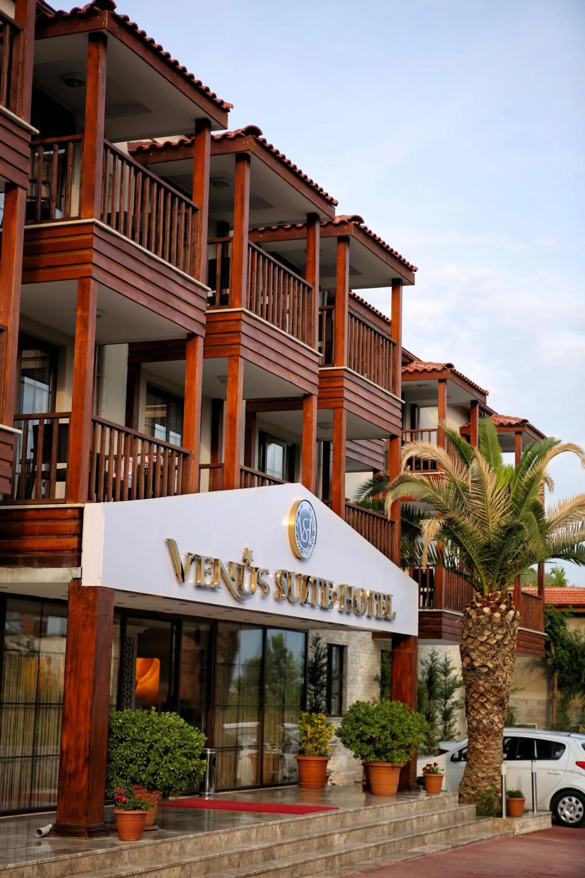 Facade/entrance in Venus Suite Hotel