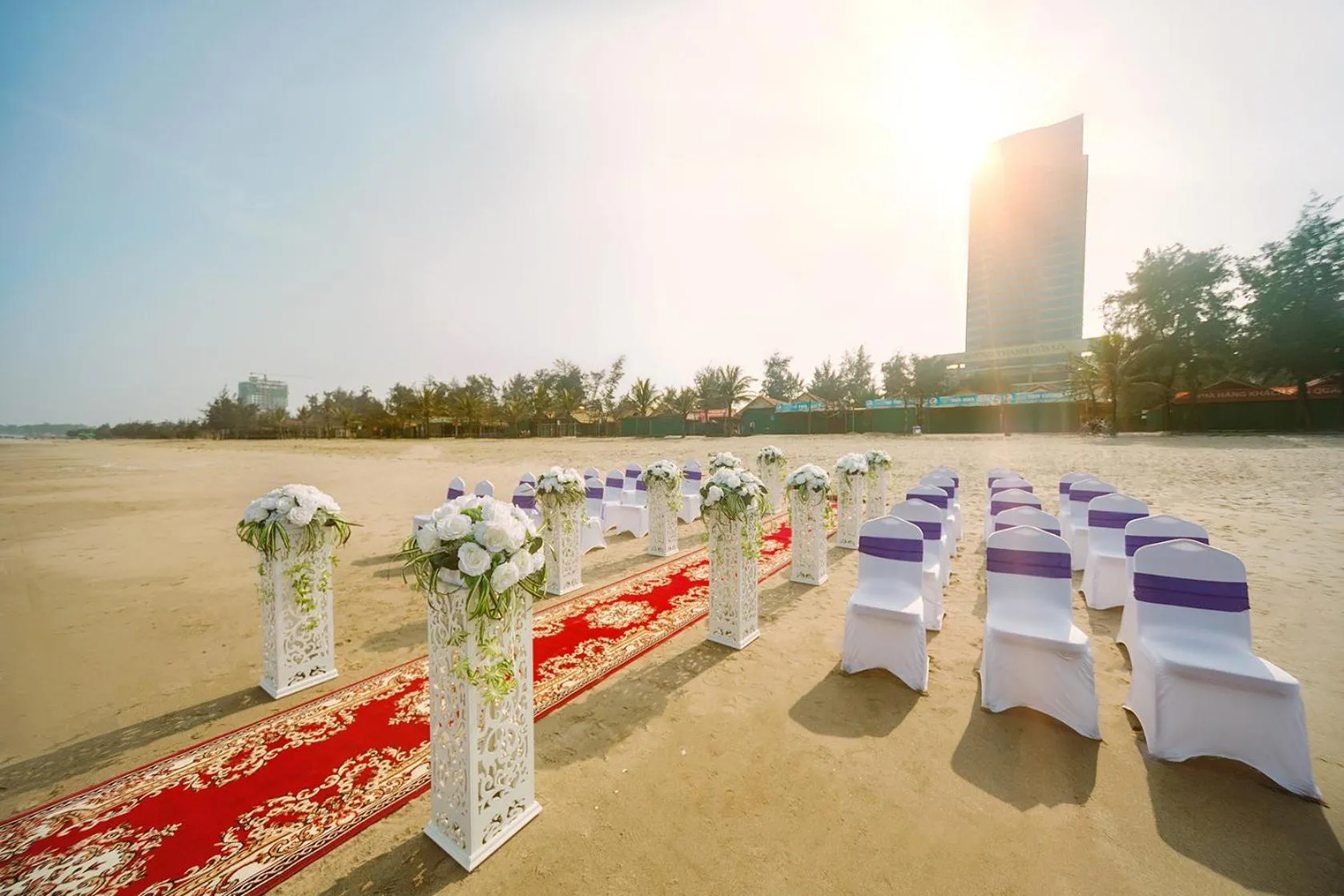 Text overlay in Muong Thanh Grand Cua Lo Hotel