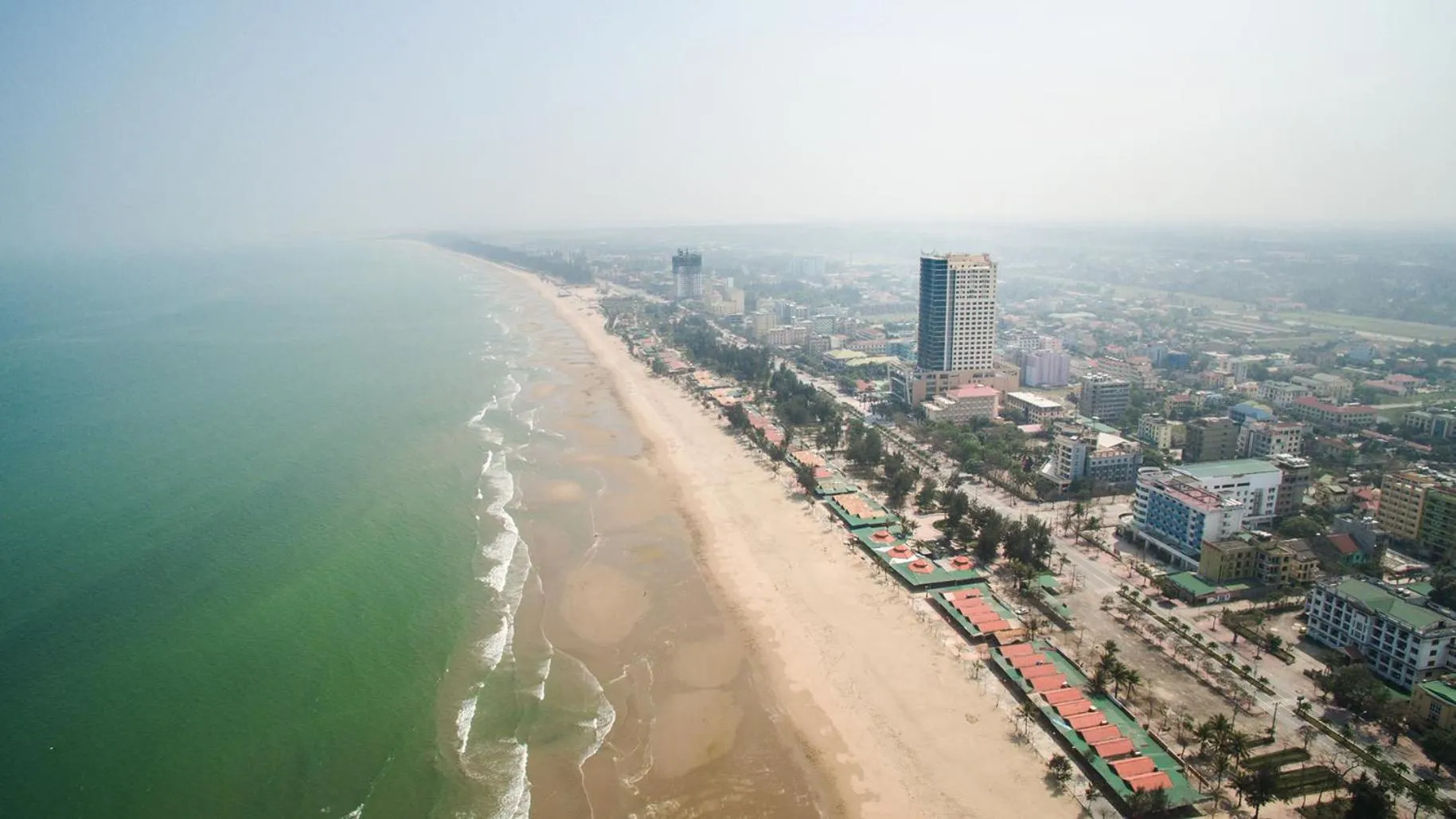 Beach in Muong Thanh Grand Cua Lo Hotel