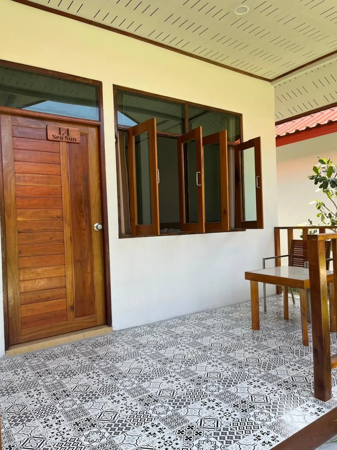 Patio in Sea Beach at Lipe