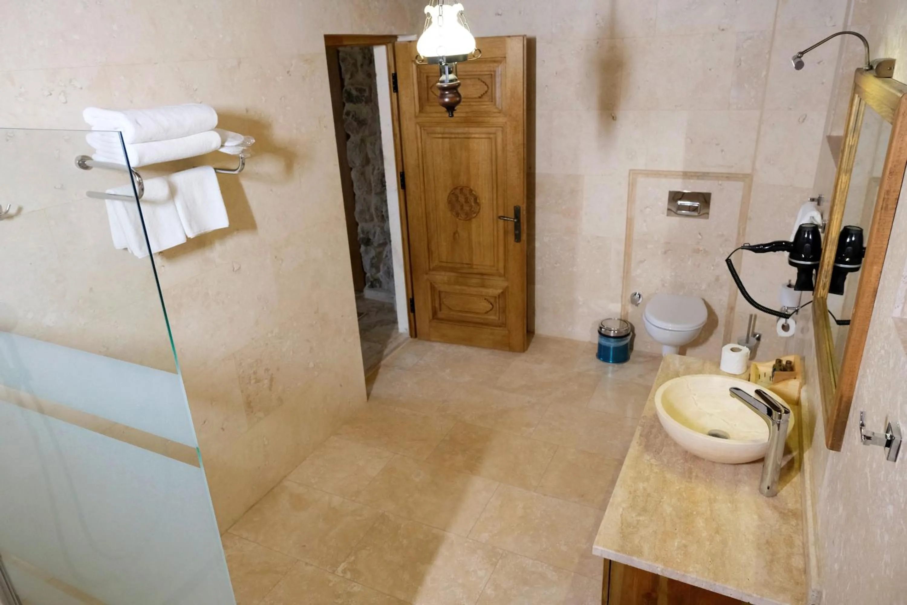 Shower in Unique Cappadocia Palace