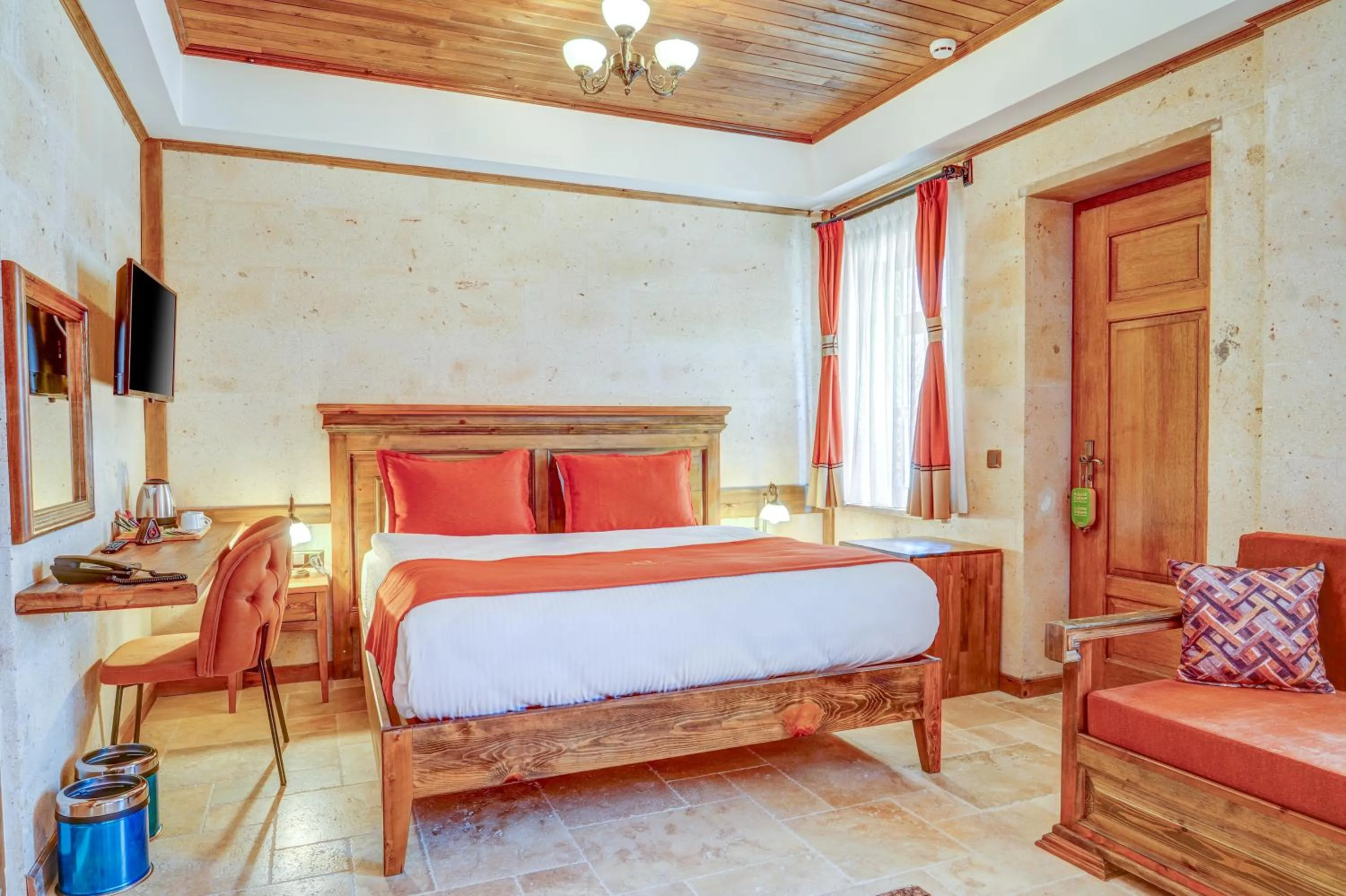 Photo of the whole room, Bed in Unique Cappadocia Palace