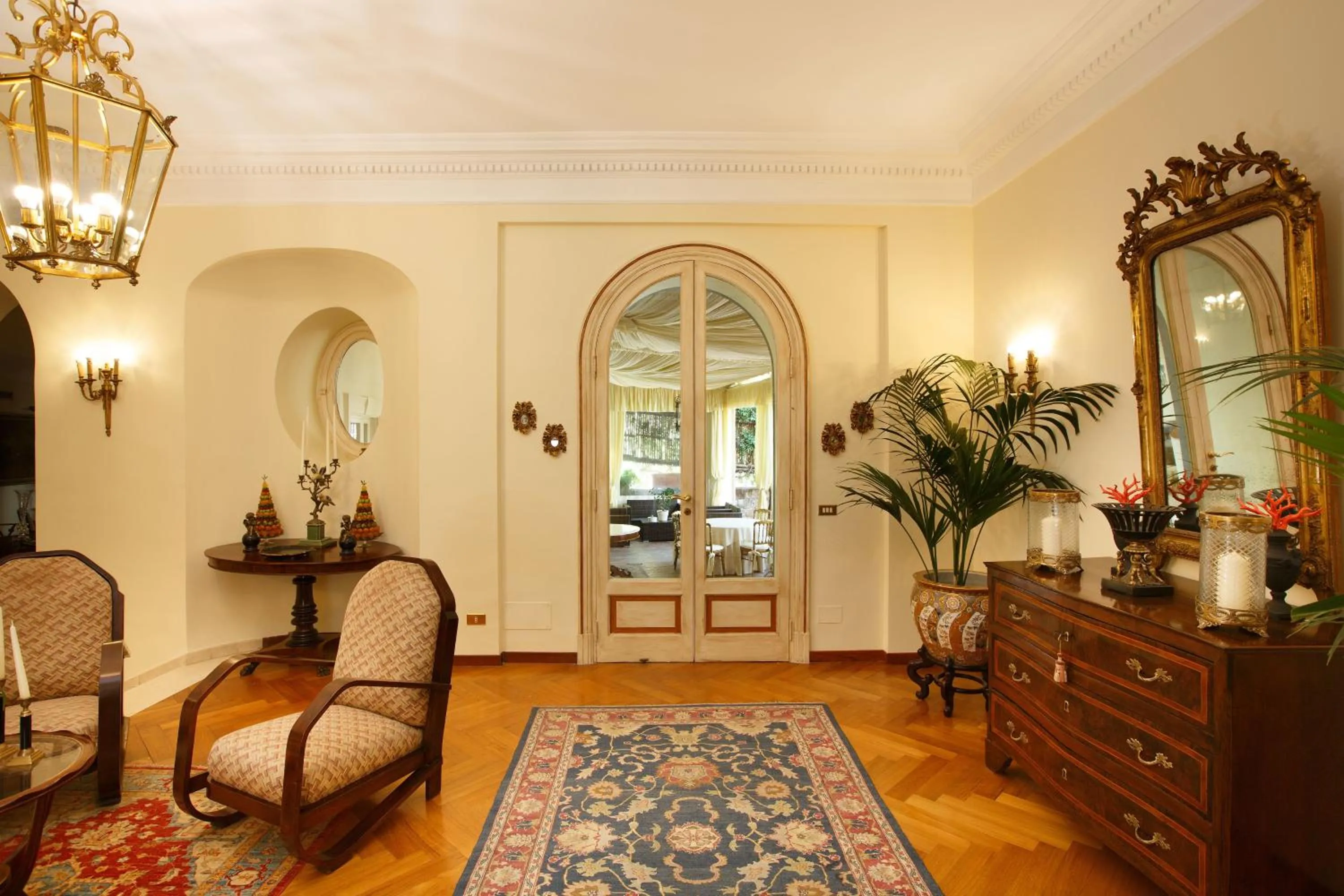 Decorative detail in Palazzo Marziale