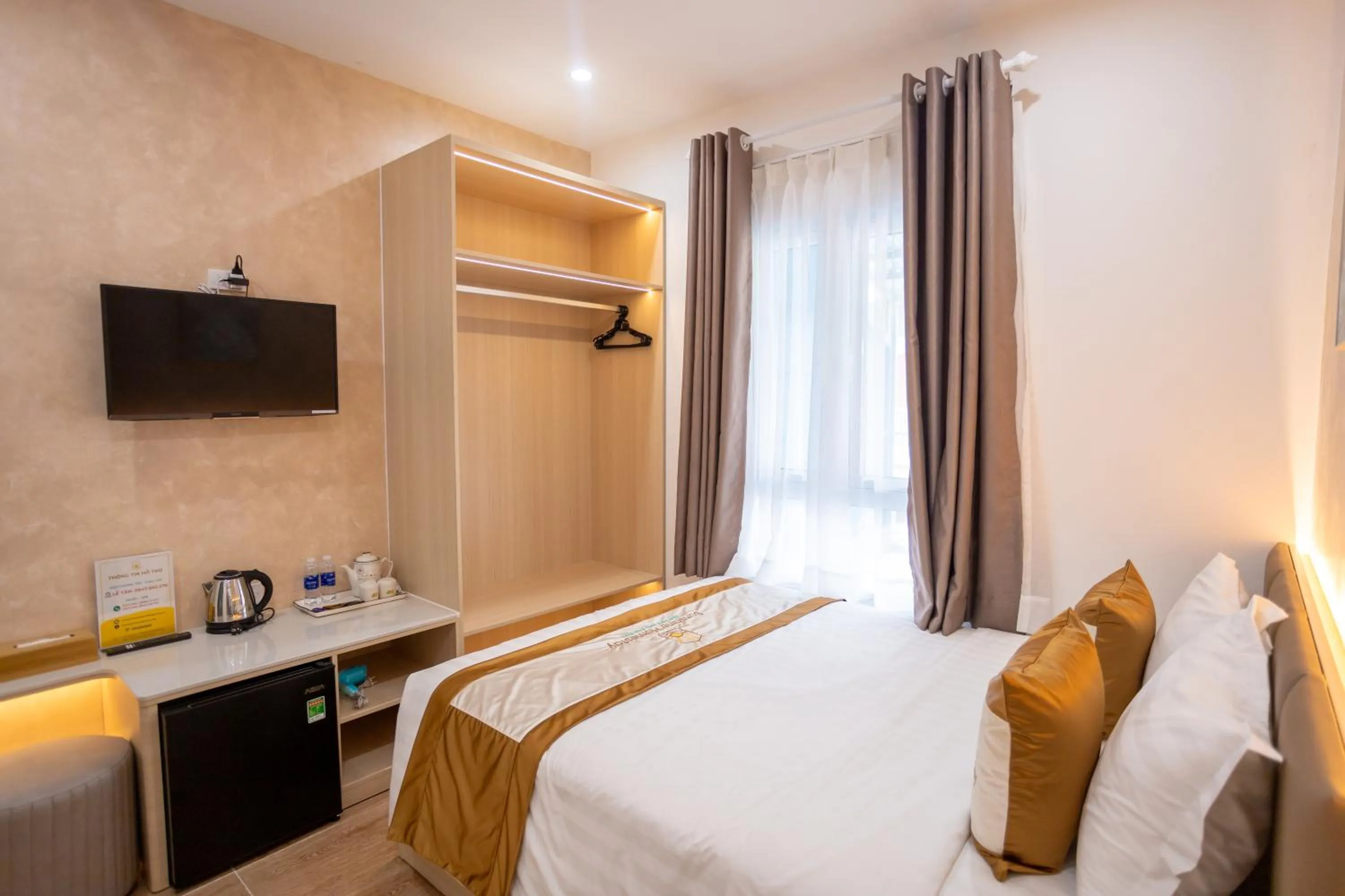 Bed in Sunshine Homestay Bạc Liêu