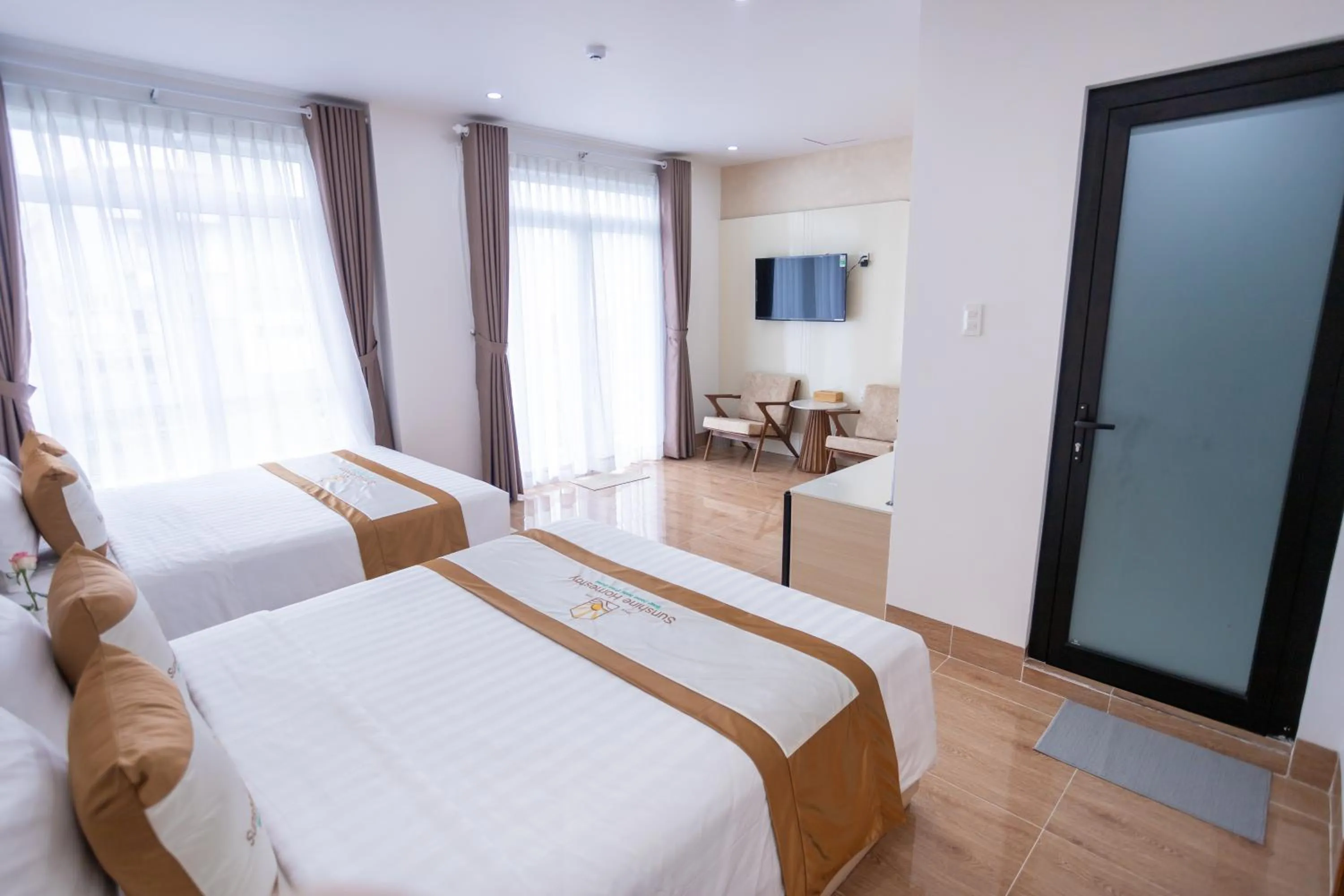 Bed in Sunshine Homestay Bạc Liêu