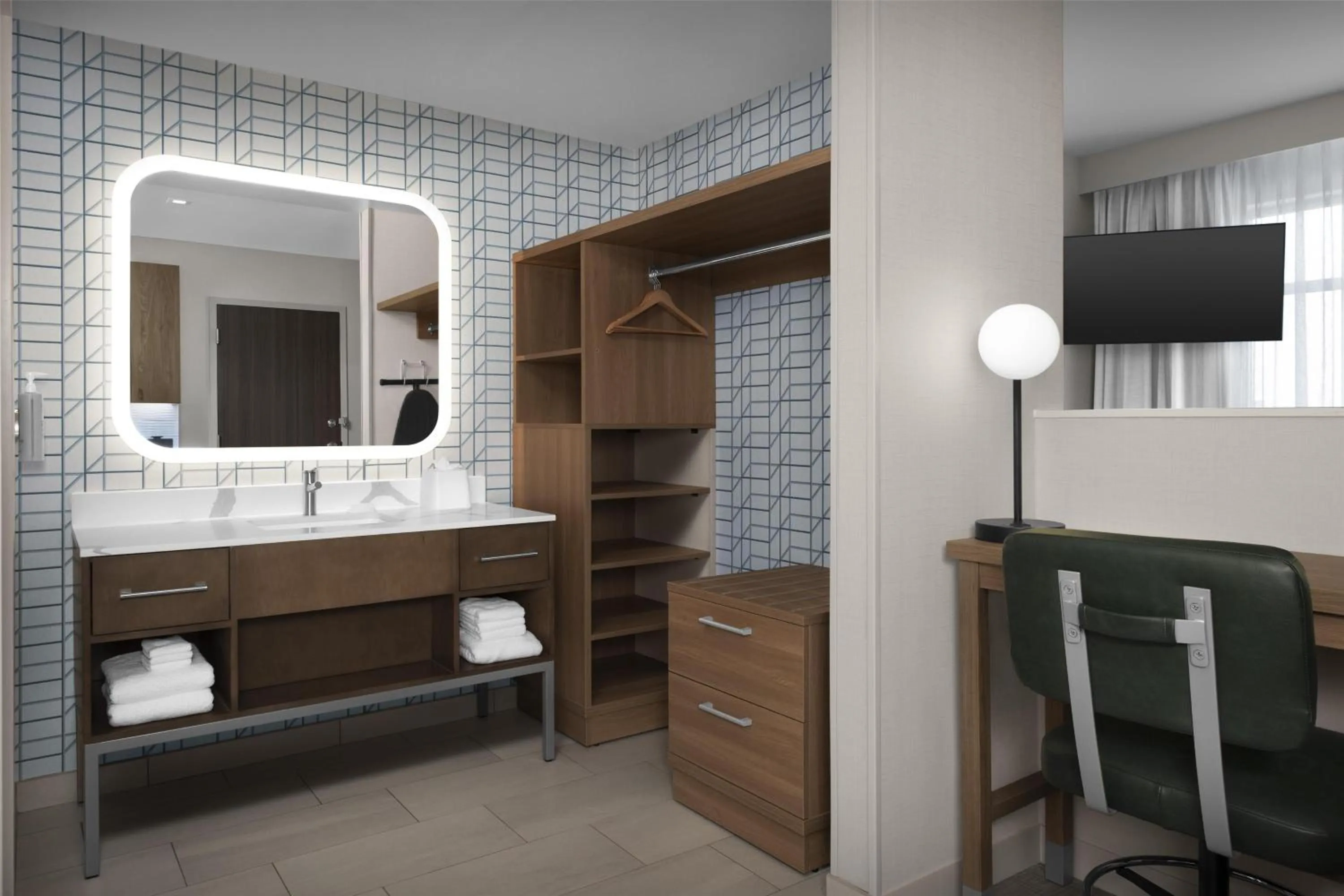 Bedroom in Homewood Suites By Hilton Columbia Downtown