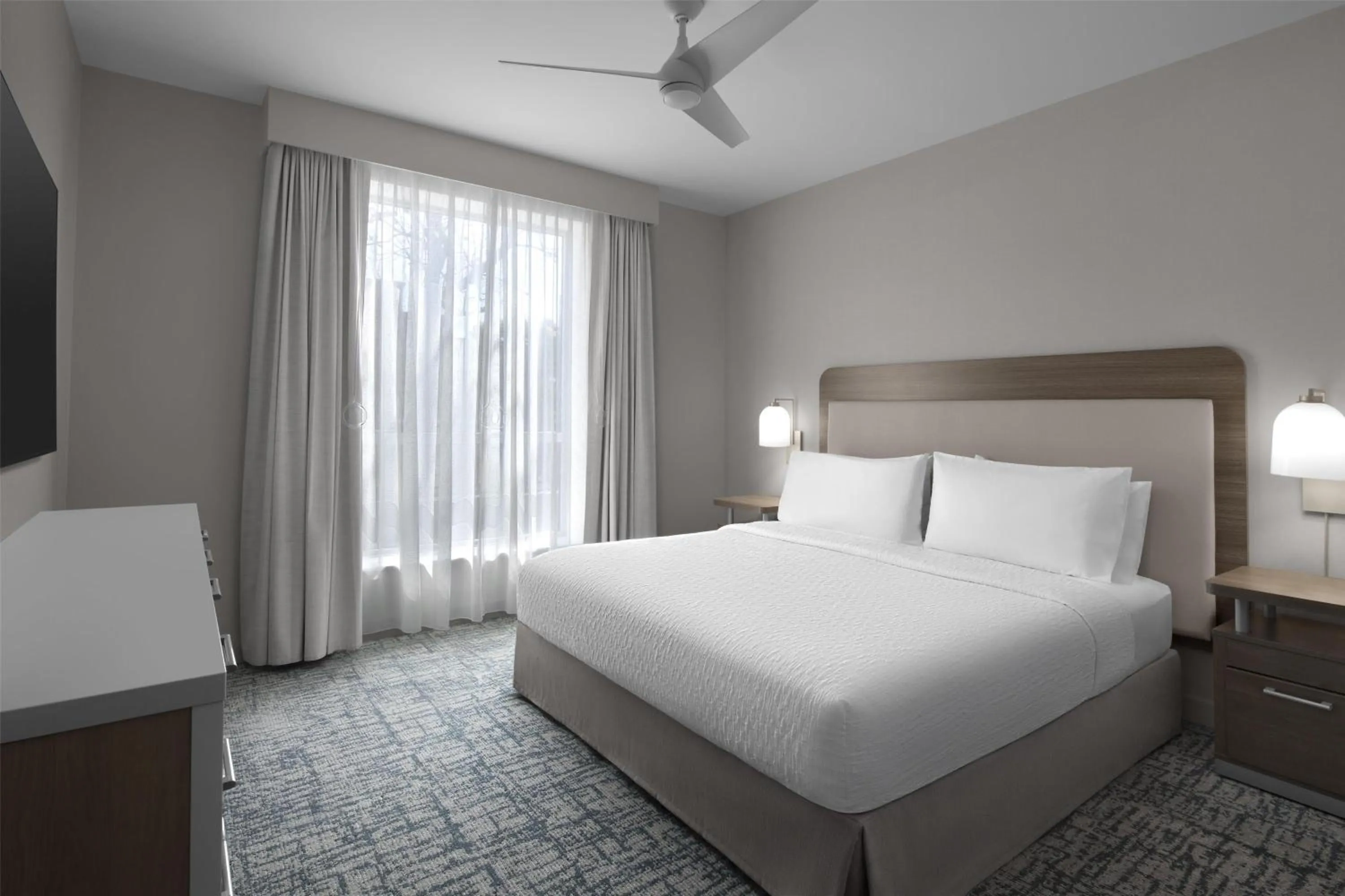 Bed in Homewood Suites By Hilton Columbia Downtown