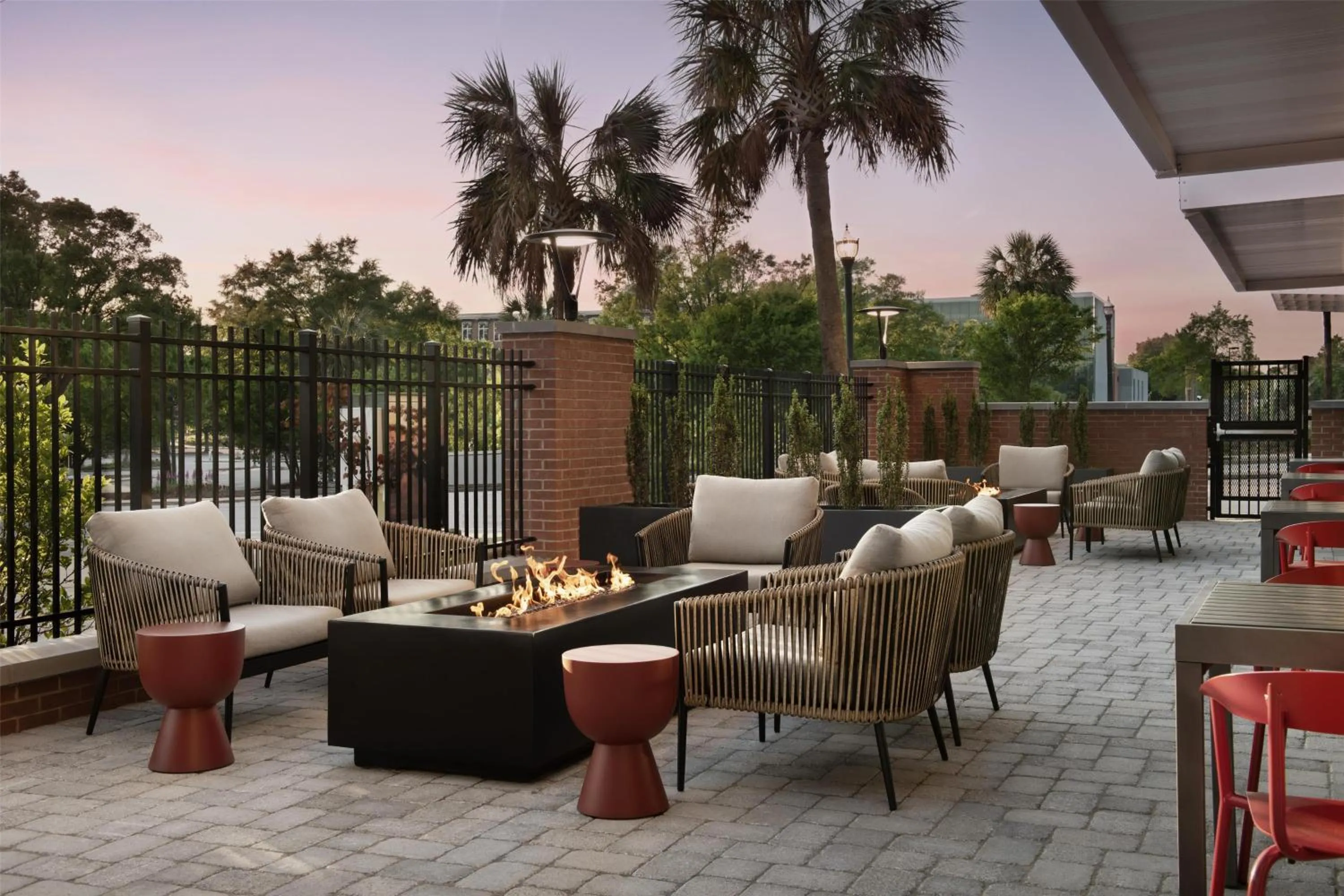 Patio in Tru By Hilton Columbia Downtown