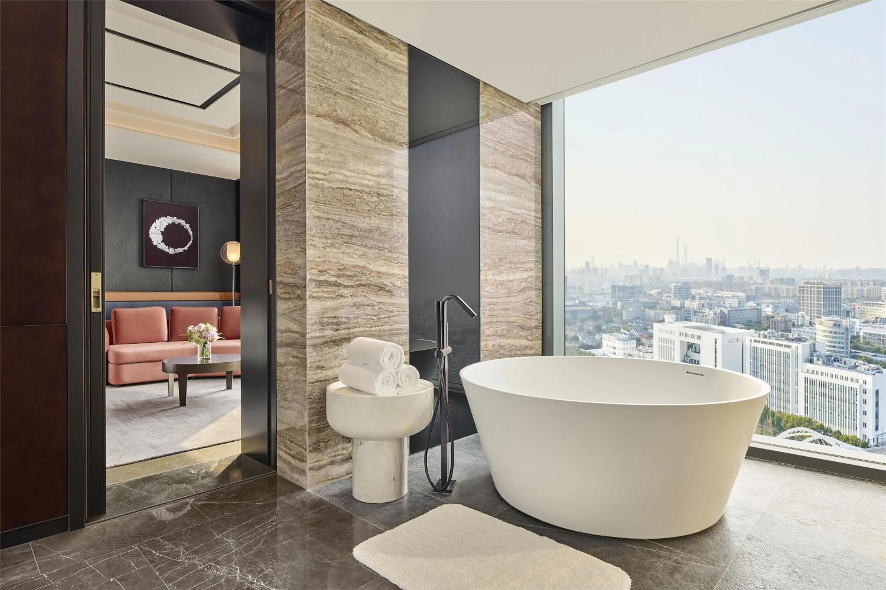 Bathroom in Hilton Shanghai Zhangjiang Science City