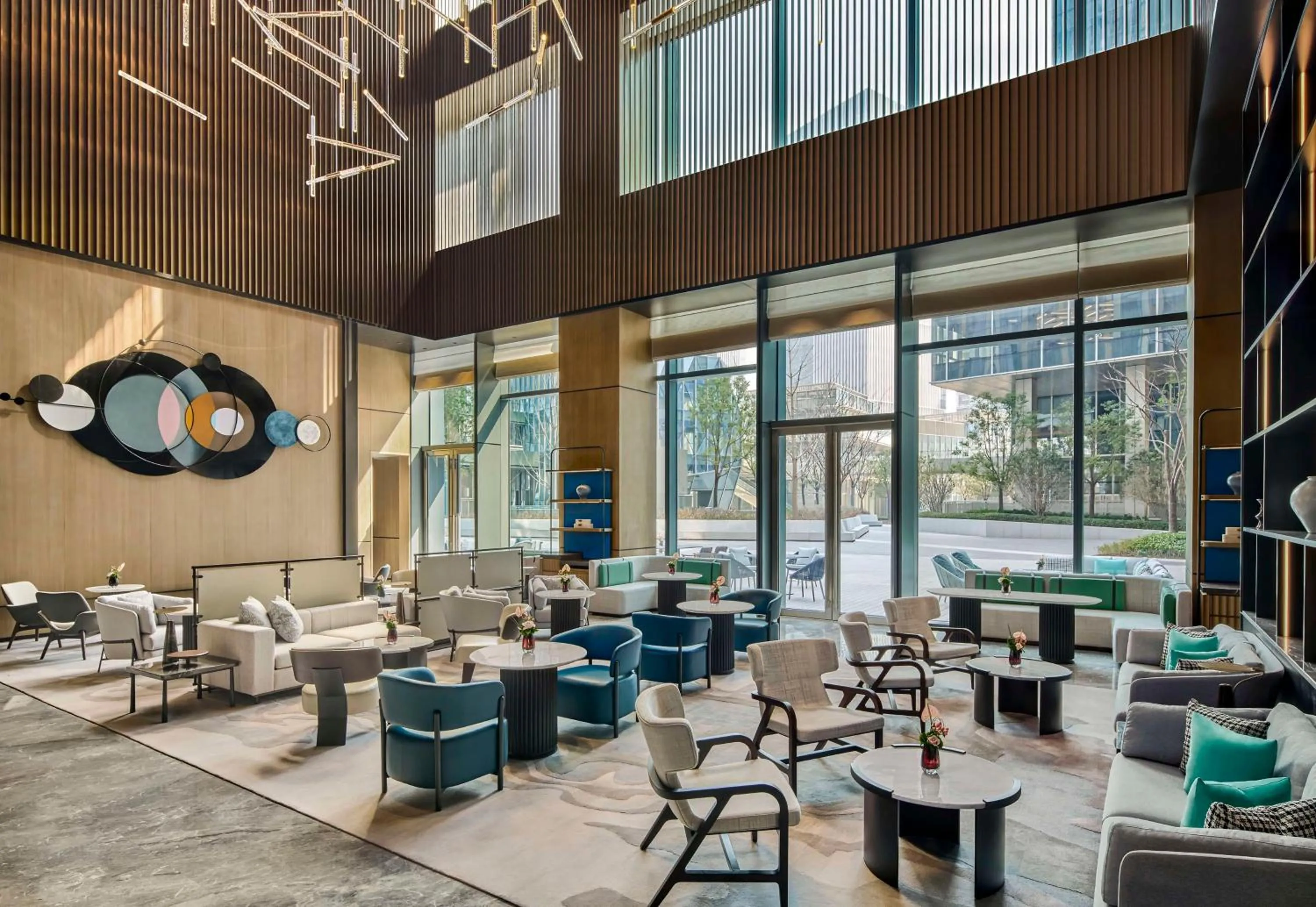 Lobby or reception in Hilton Shanghai Zhangjiang Science City