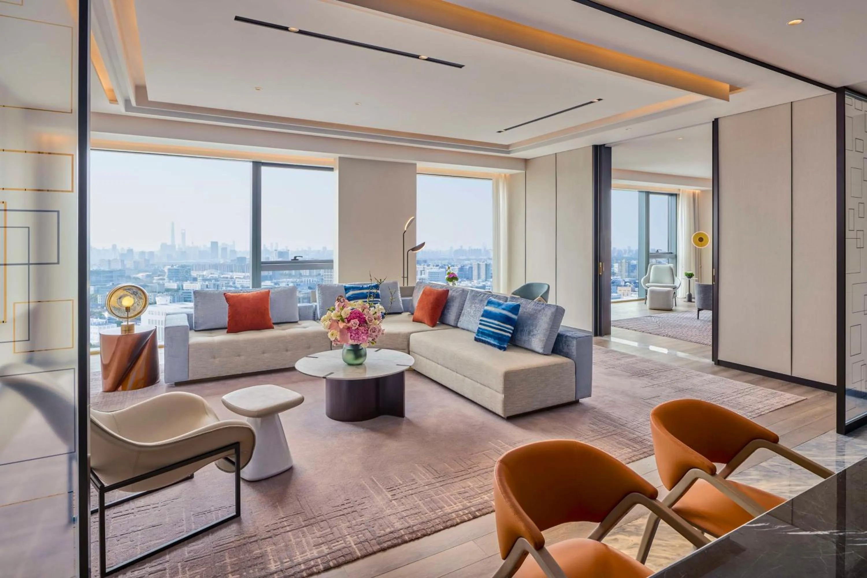 Living room in Hilton Shanghai Zhangjiang Science City