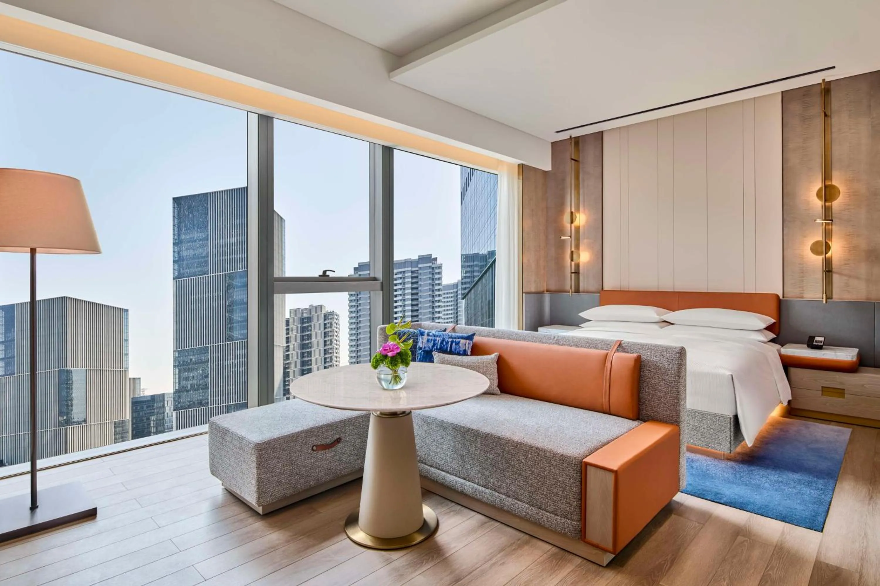 Bed in Hilton Shanghai Zhangjiang Science City