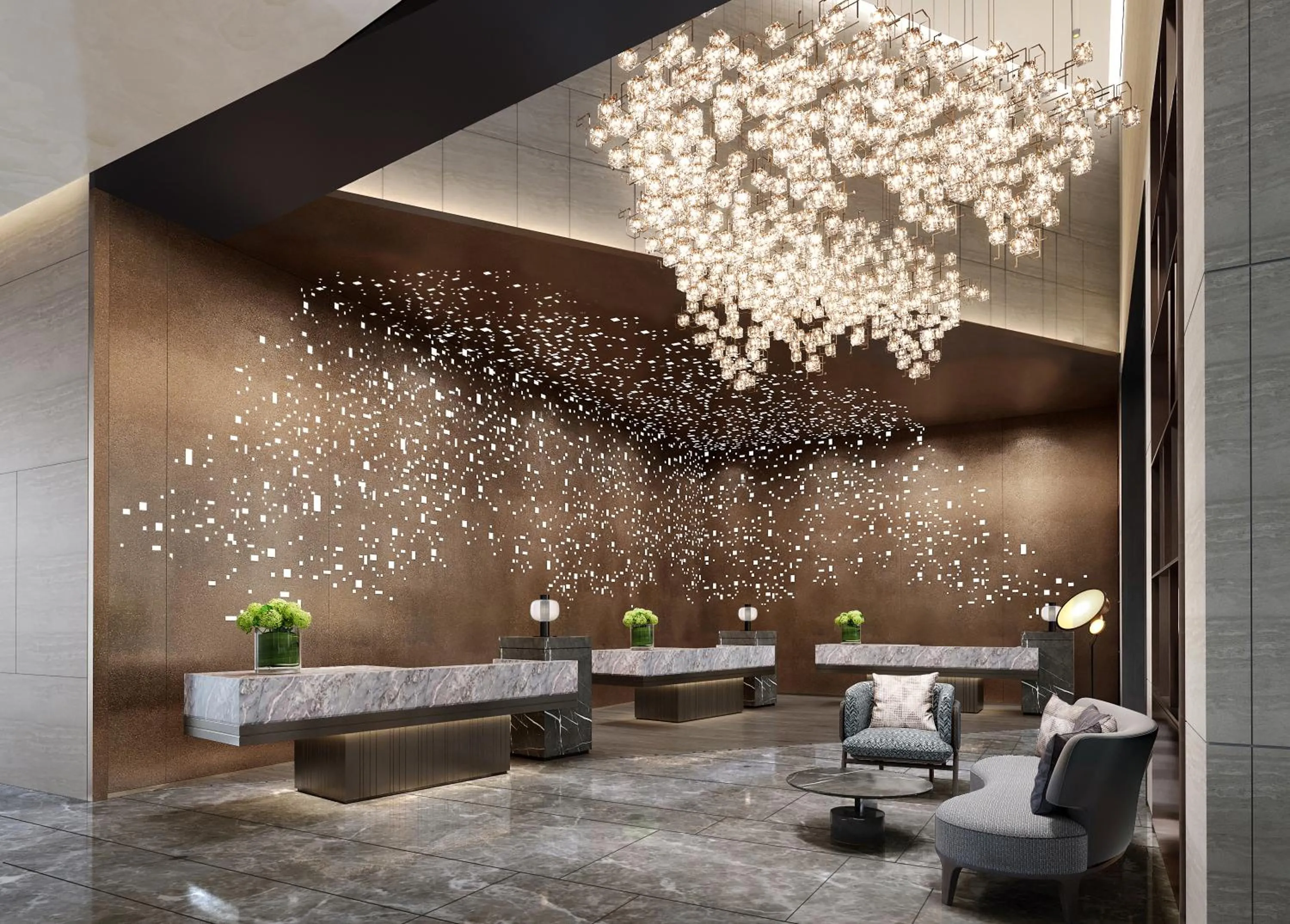 Lobby or reception in Hilton Shanghai Zhangjiang Science City