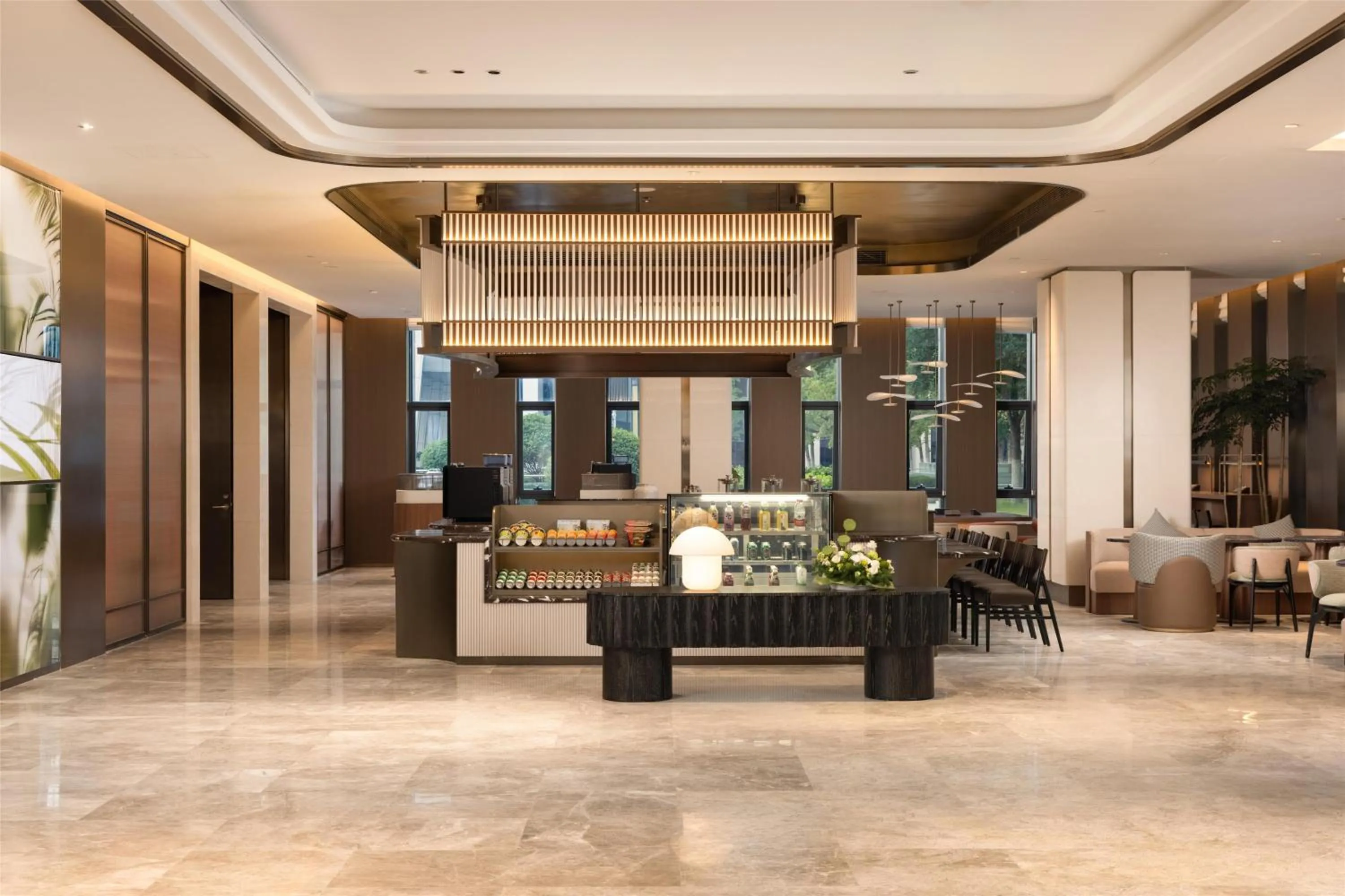 Dining area in Hilton Garden Inn Olympic Sports Center Jinan