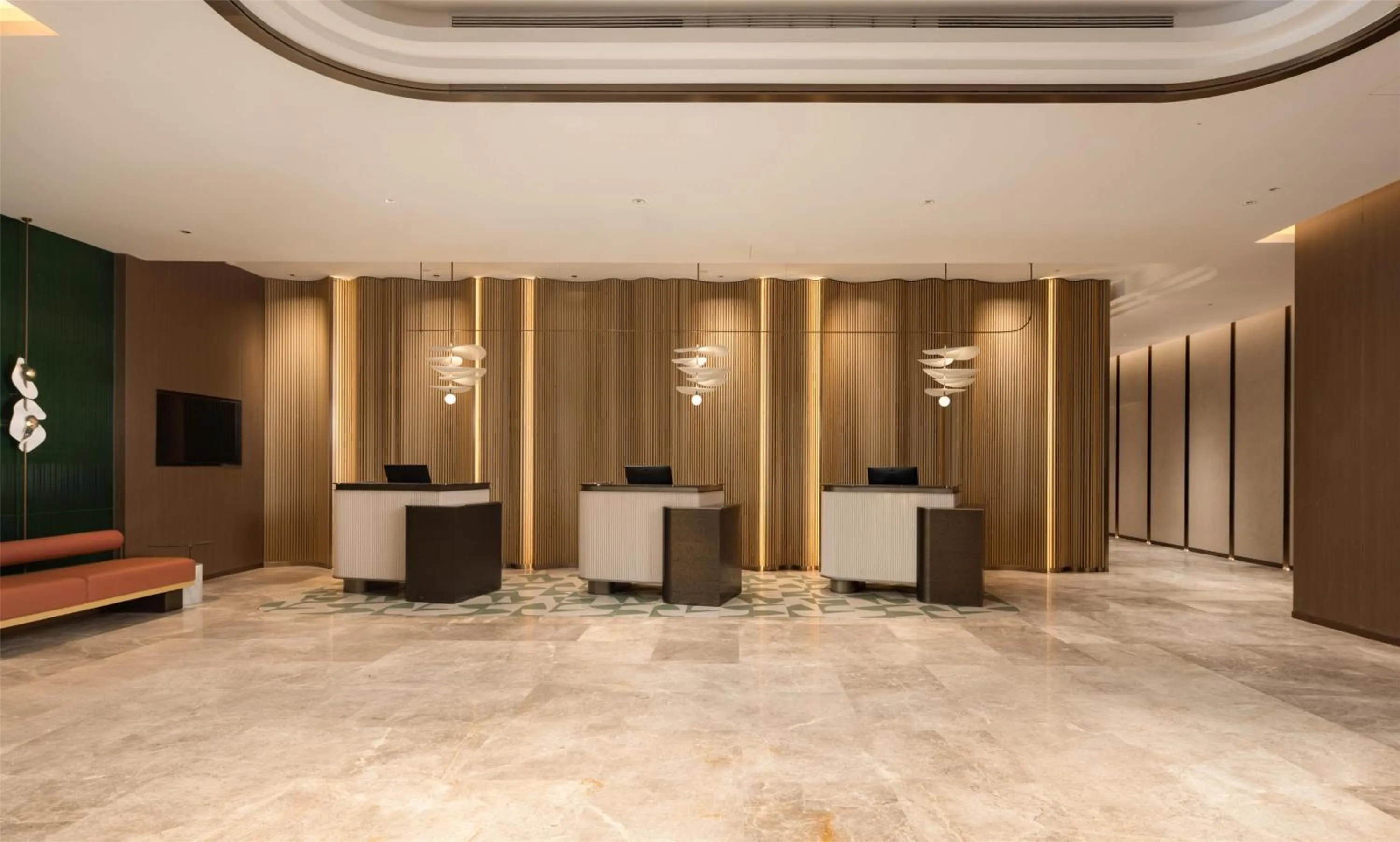 Lobby or reception in Hilton Garden Inn Olympic Sports Center Jinan