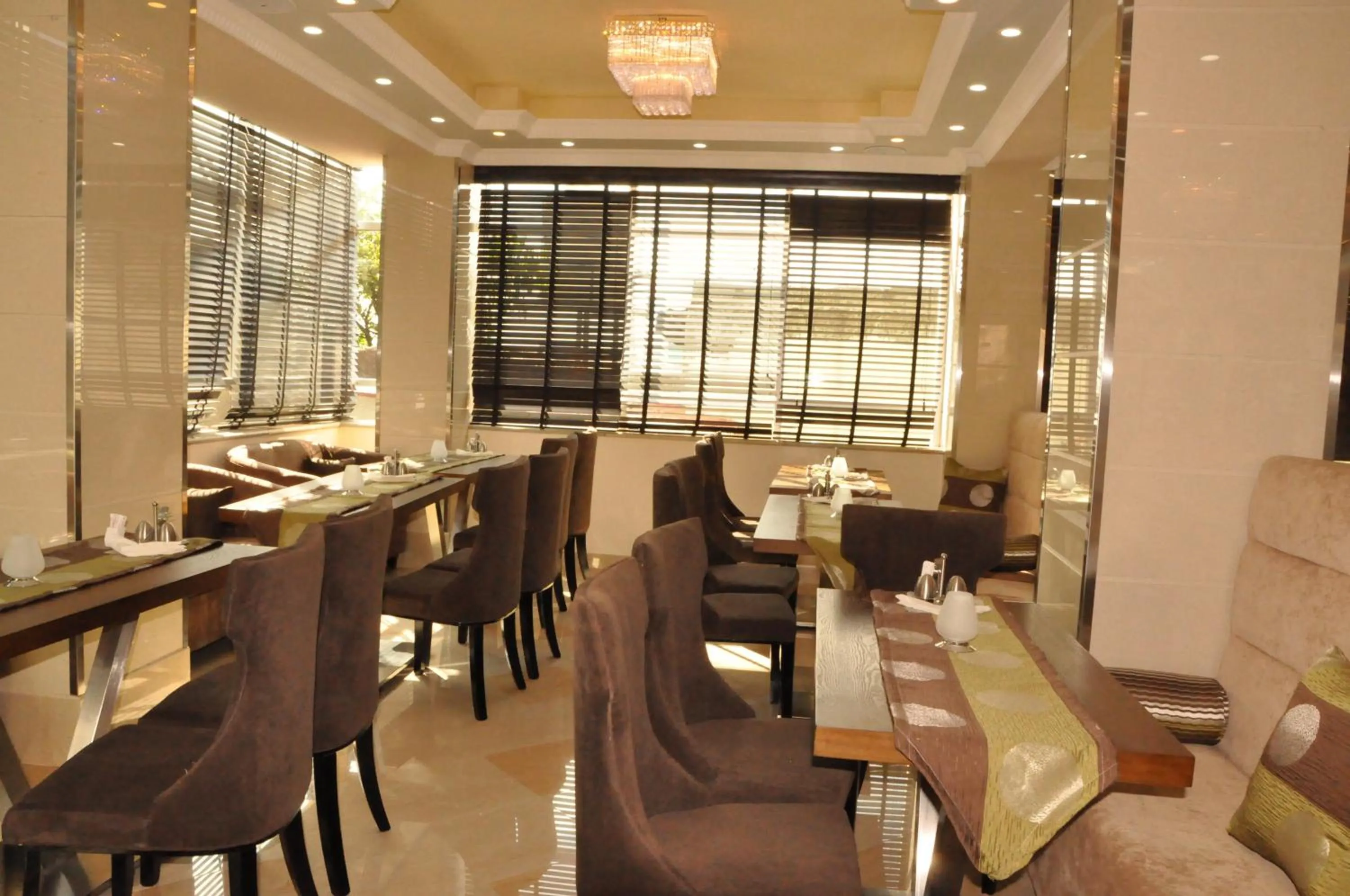 Dining area in Addissinia Hotel