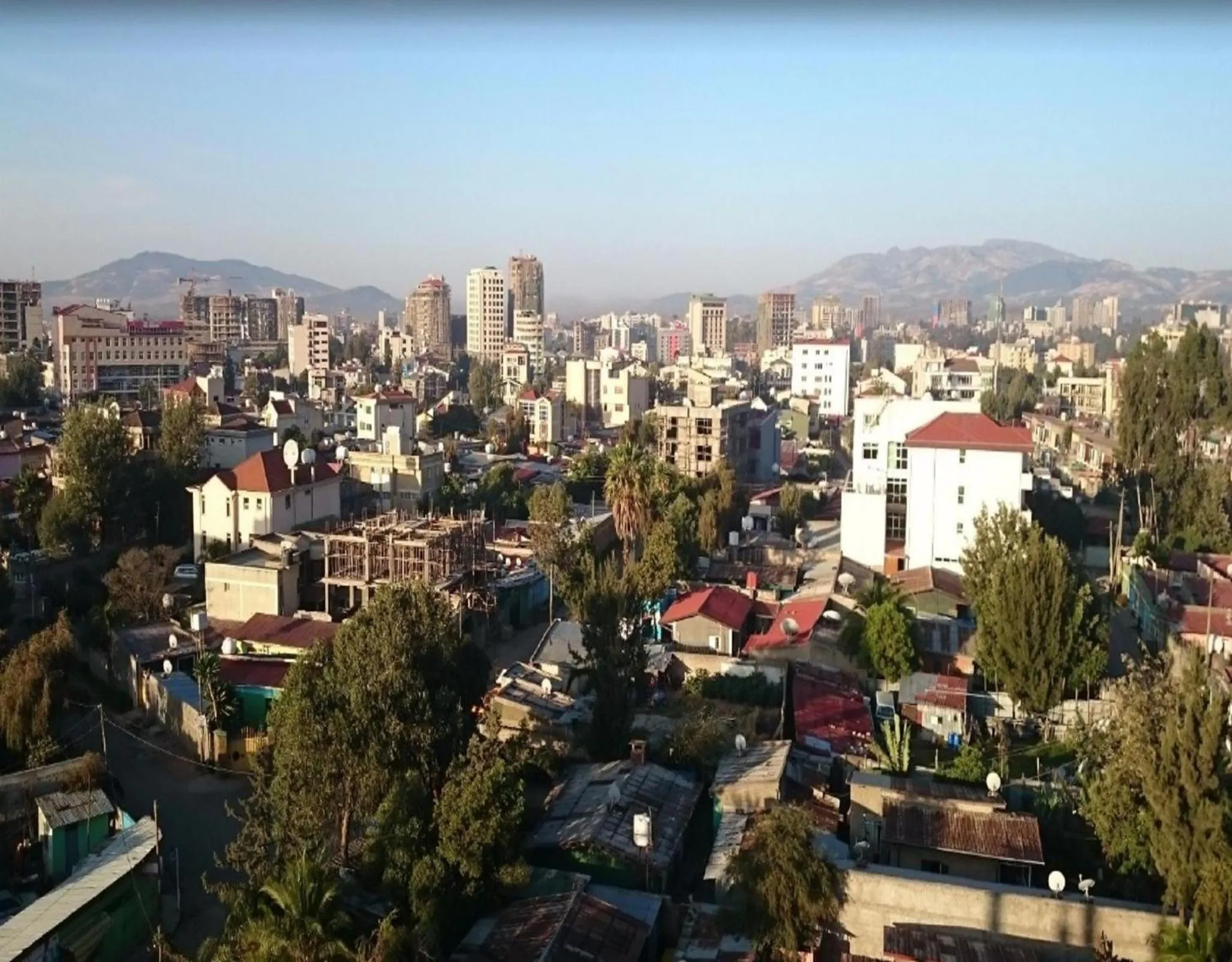 City view in Addissinia Hotel