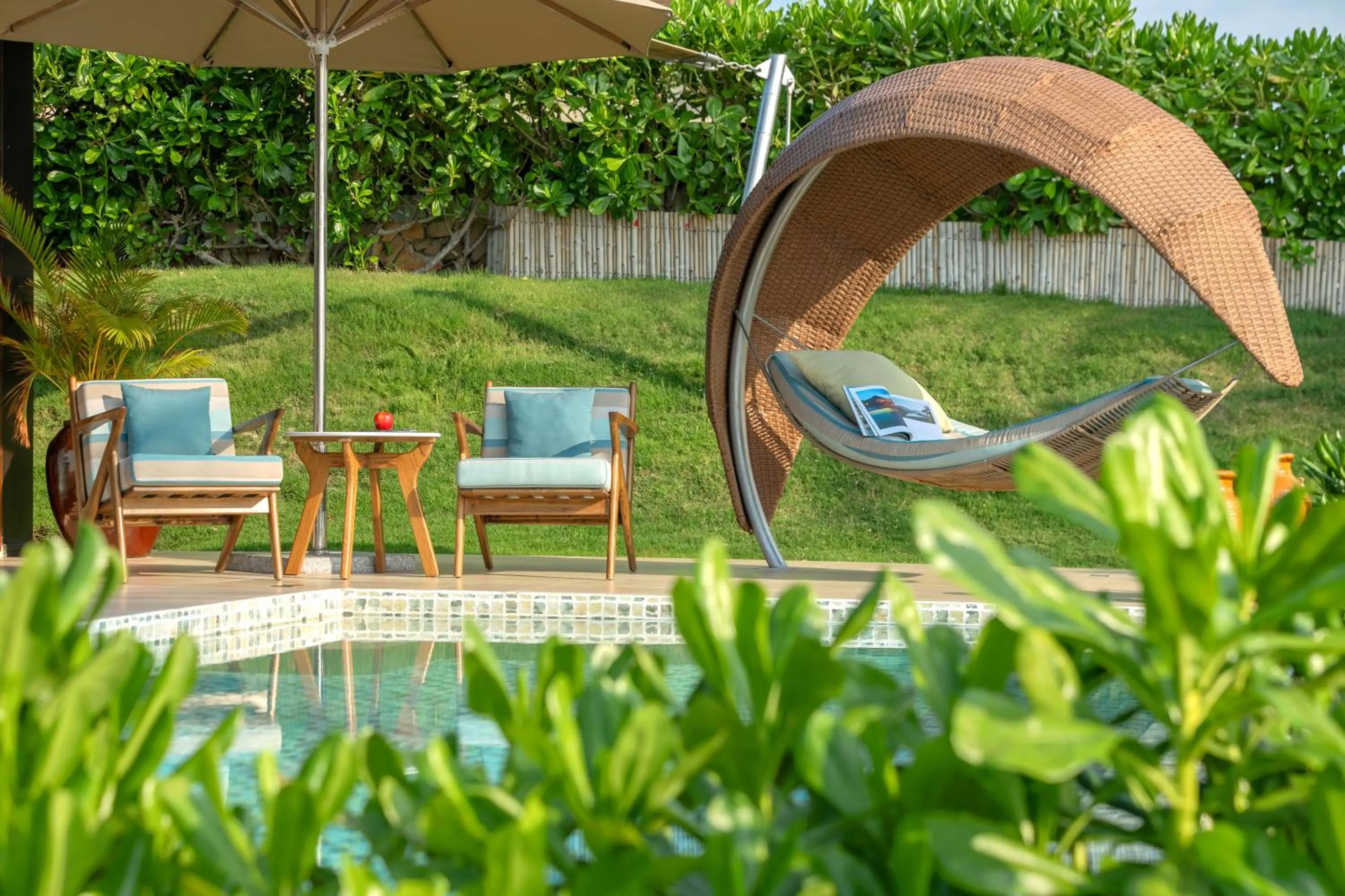 Balcony/Terrace in Fusion Resort Cam Ranh - All Spa Inclusive