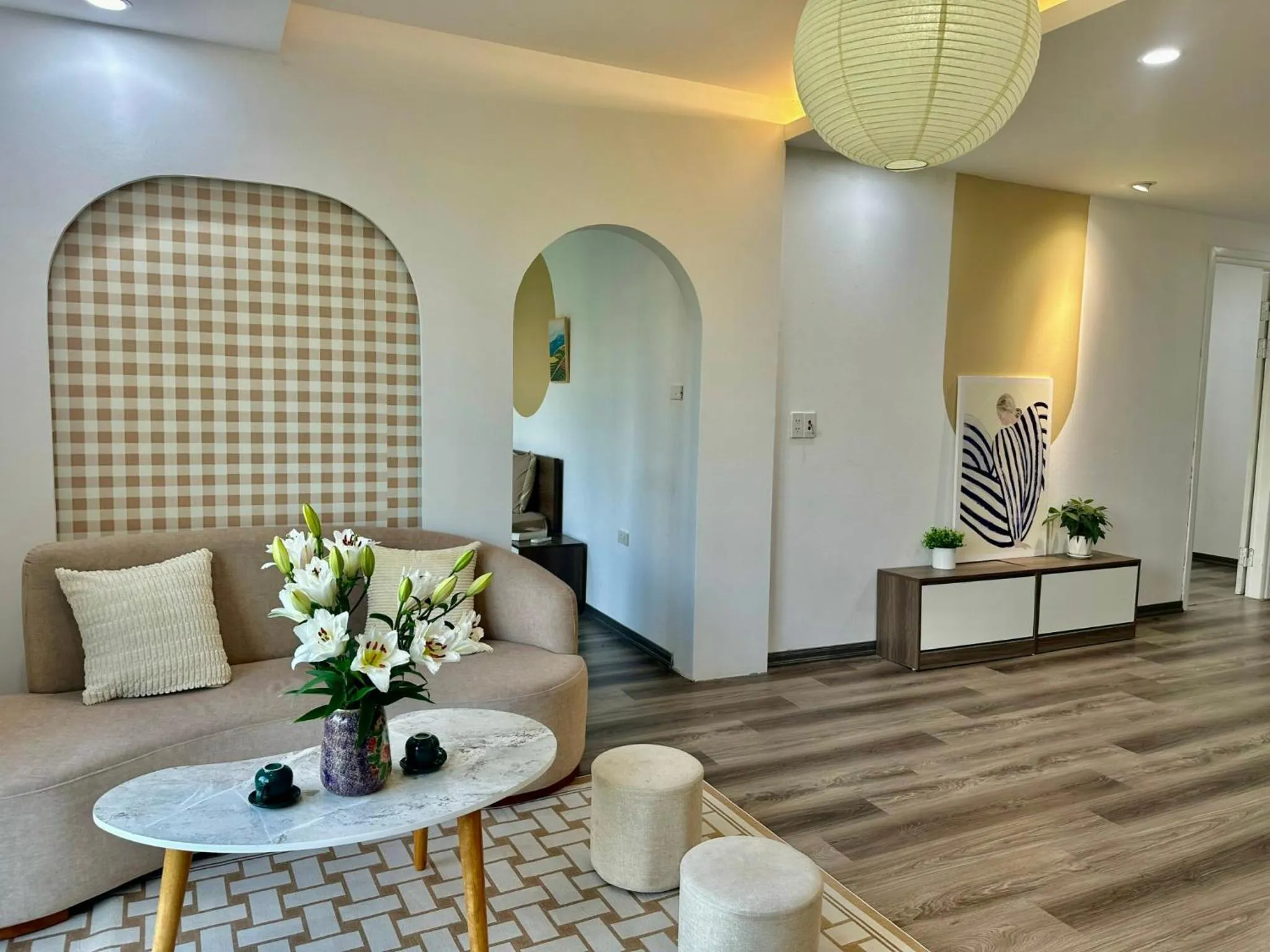 Living room in Luxe Paradise Residence 76 To Ngoc Van