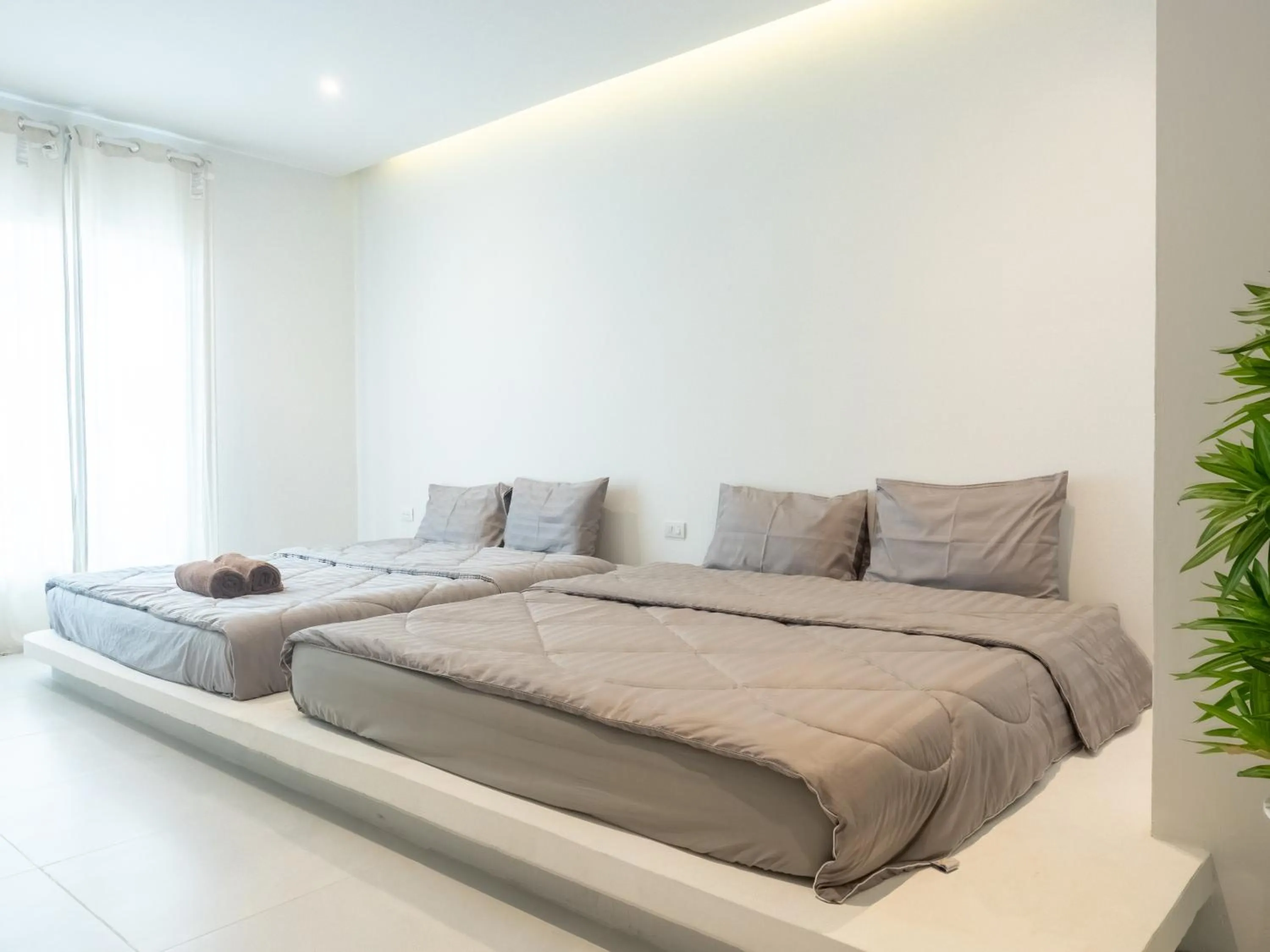 Bed in Fan Sea Resort Kohlarn