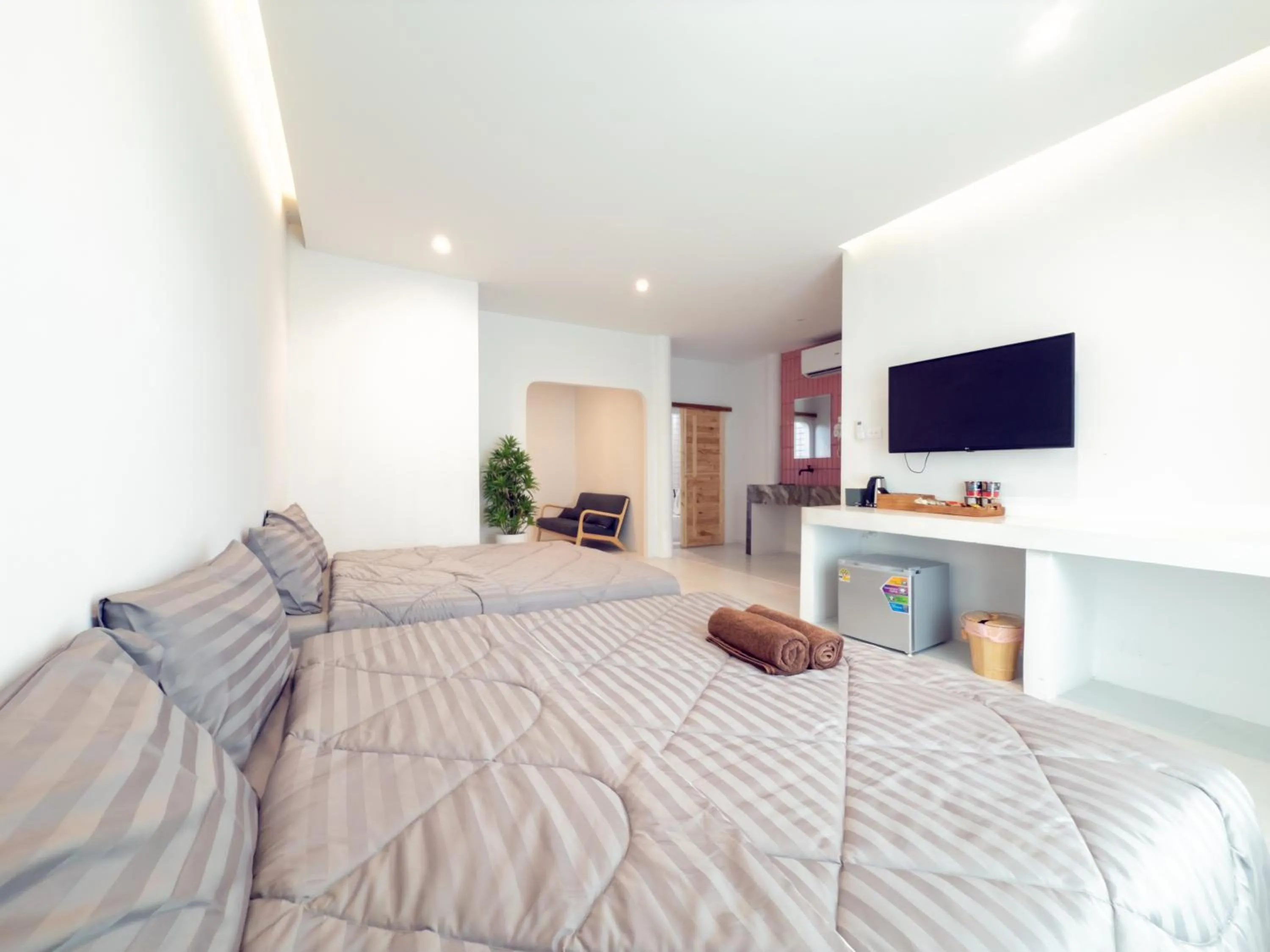 Bed in Fan Sea Resort Kohlarn