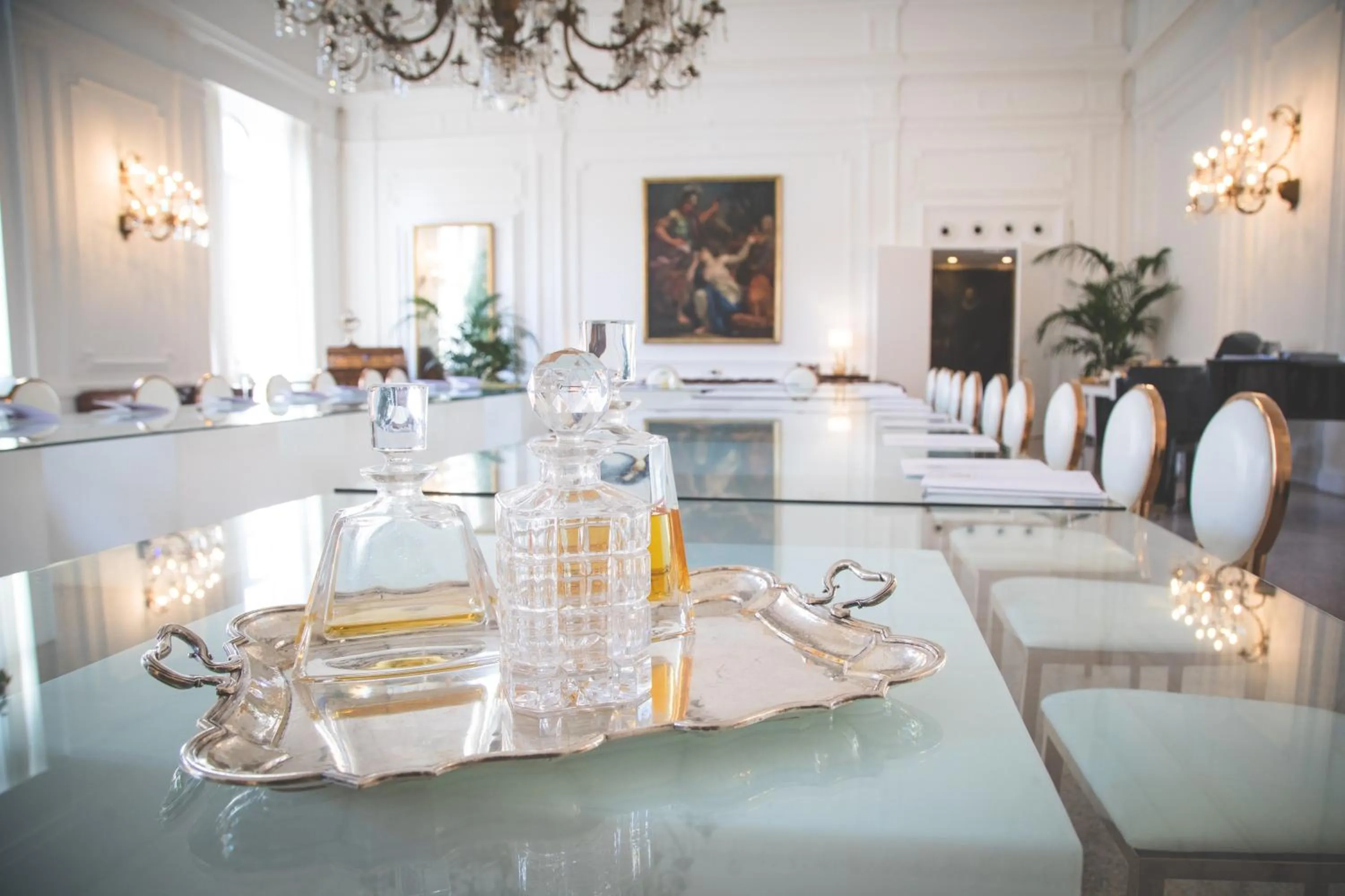 Seating area in Arnaboldi Palace