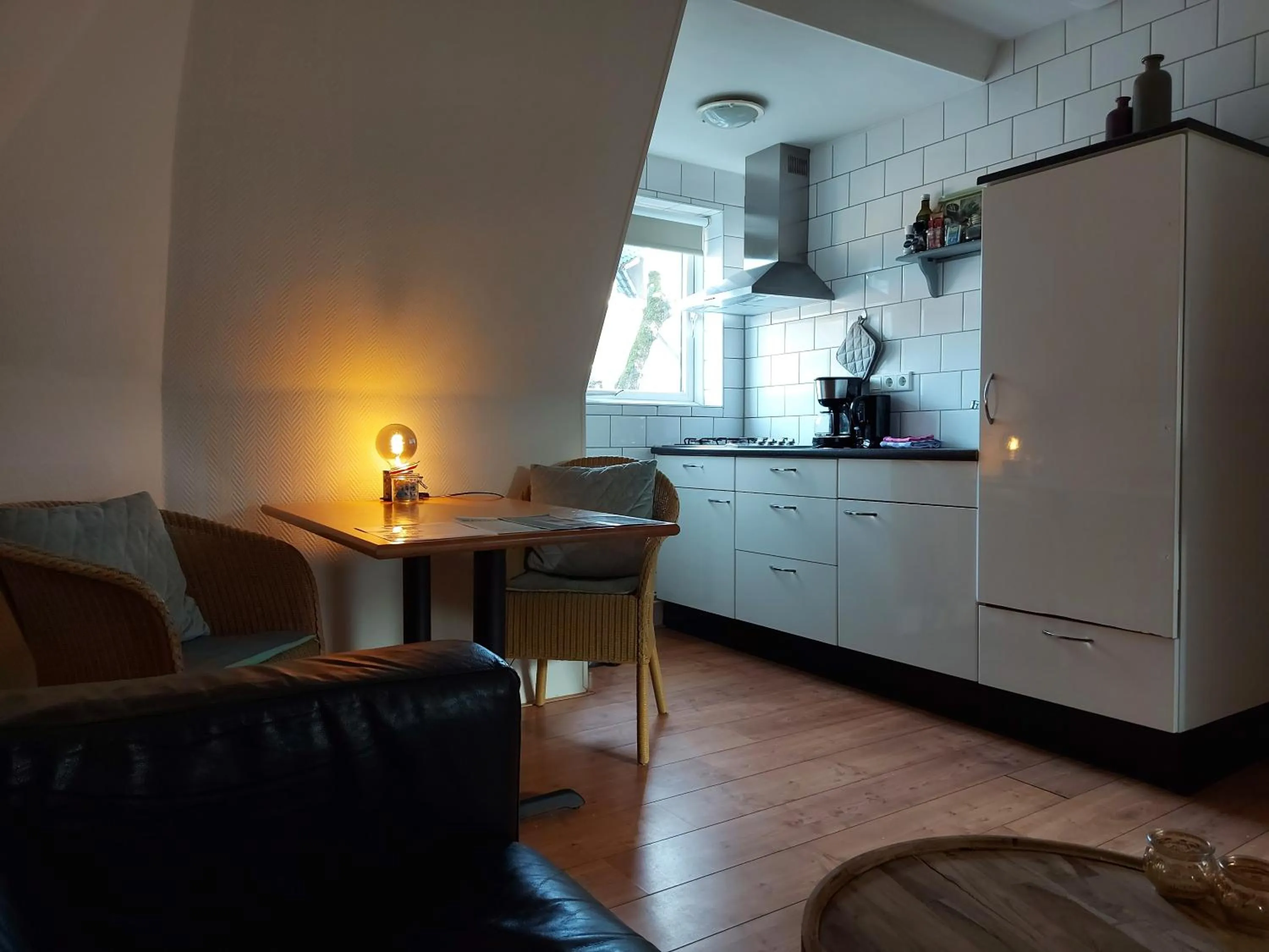 Kitchen or kitchenette in Prins Appartementen