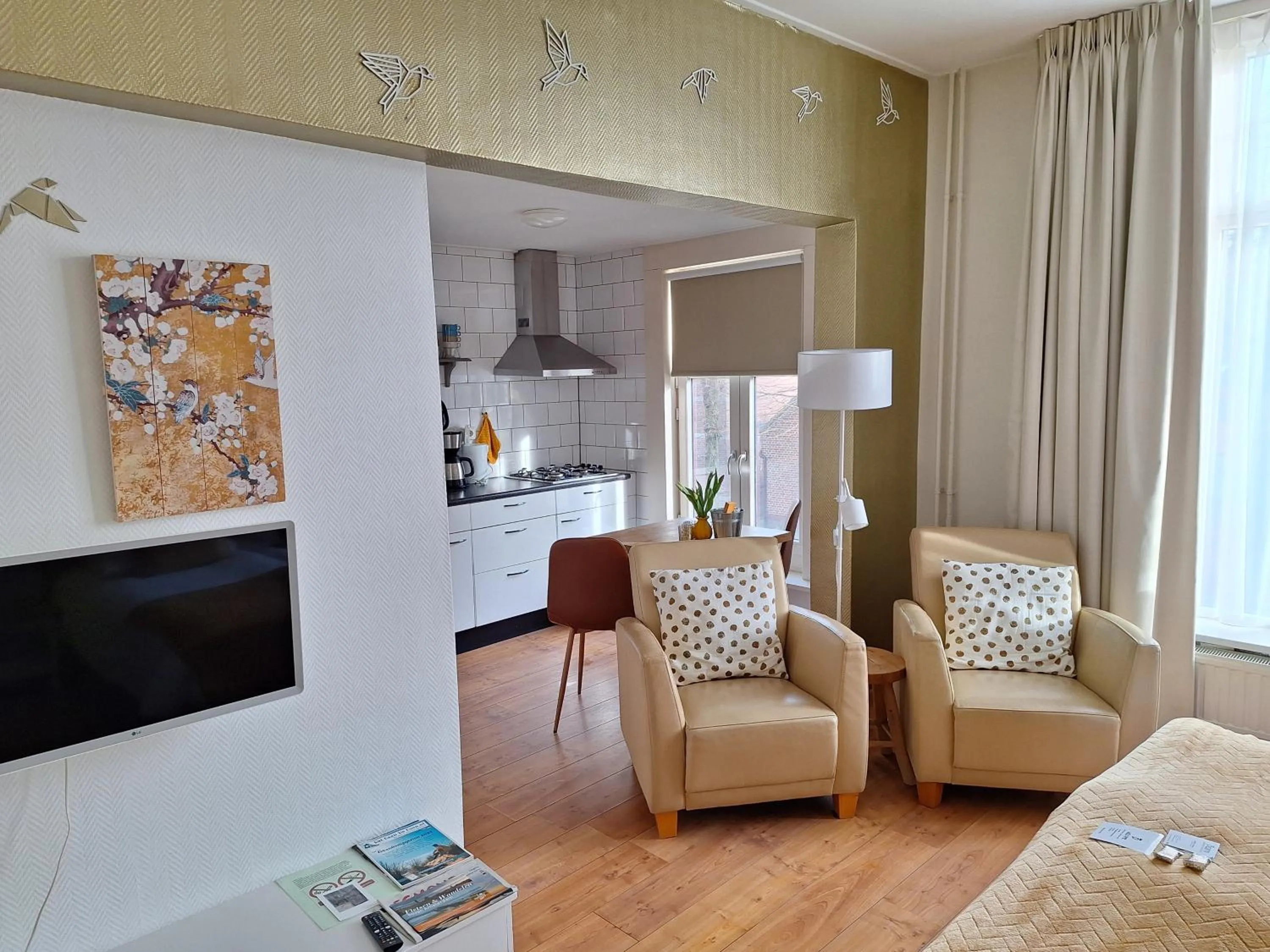 Seating area in Prins Appartementen