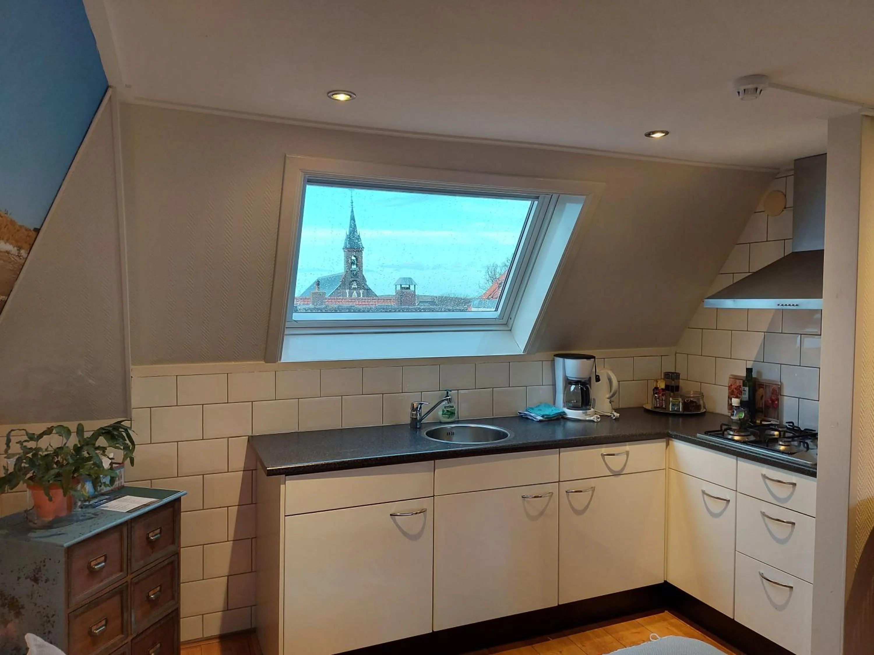 Kitchen or kitchenette in Prins Appartementen