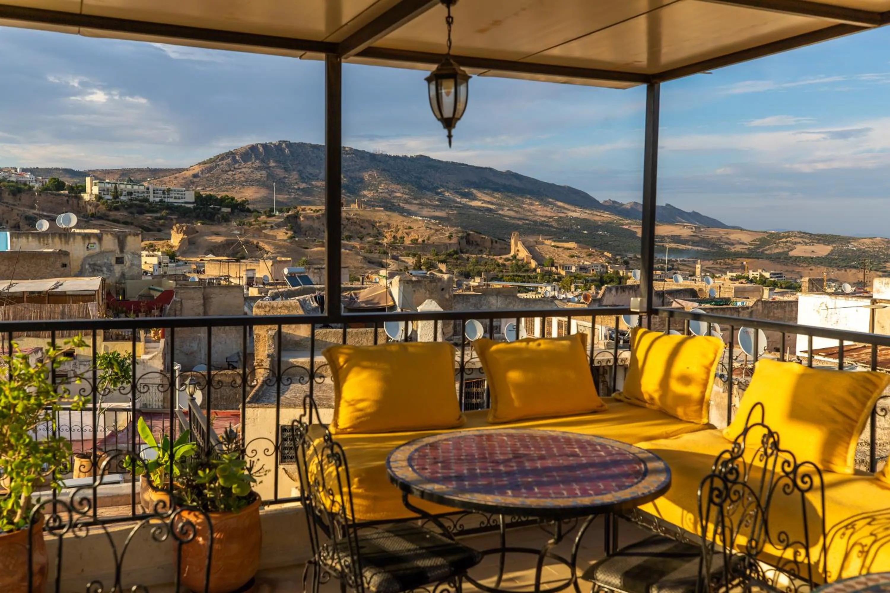Balcony/Terrace in Riad Dar Tahri & SPA