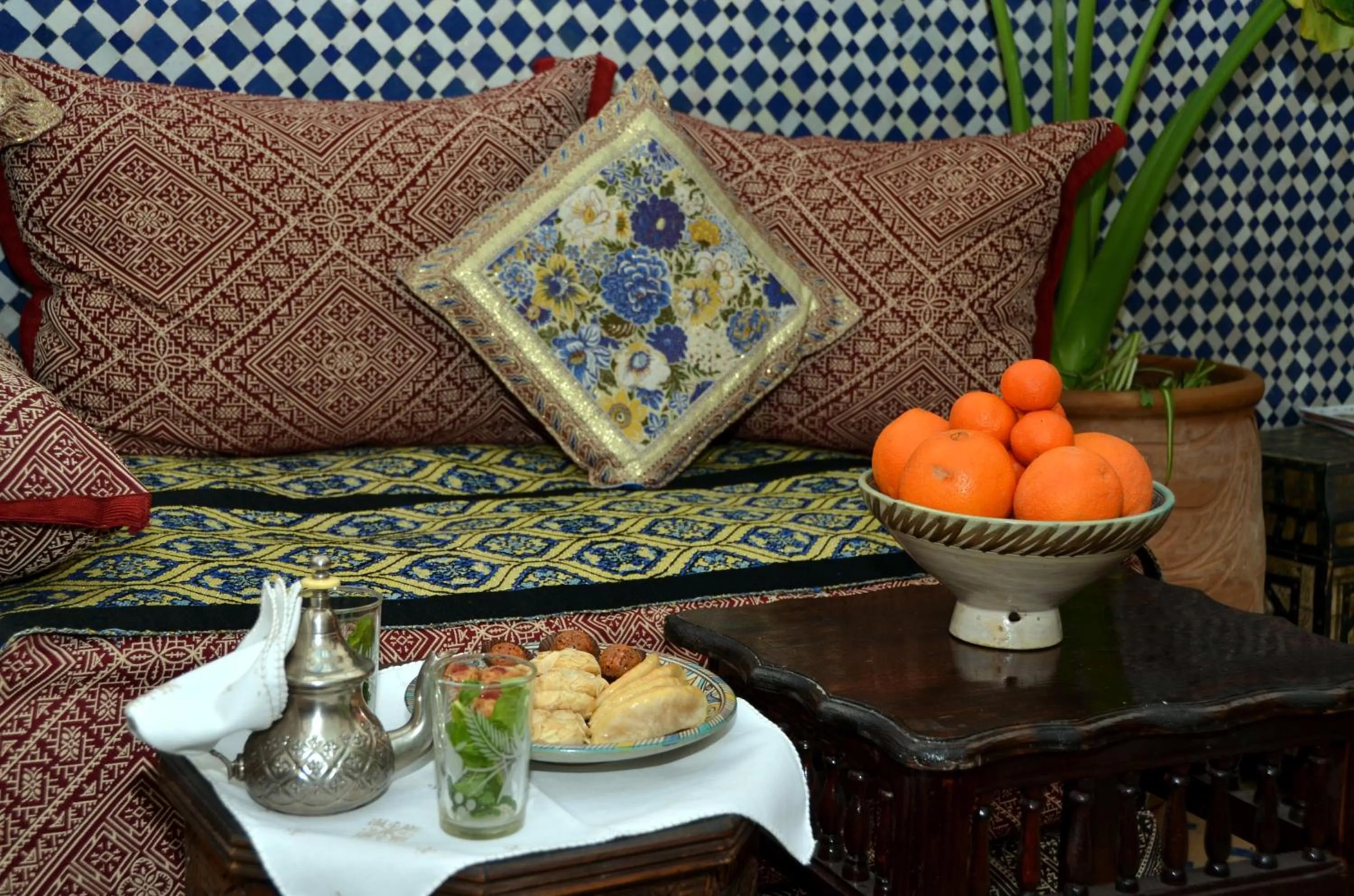 Decorative detail in Riad Dar Tahri & SPA