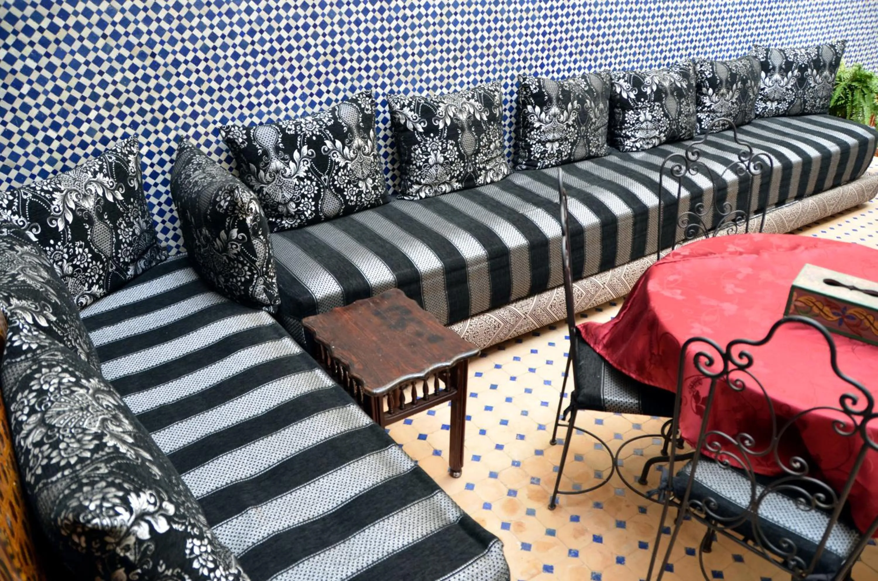 Decorative detail in Riad Dar Tahri & SPA