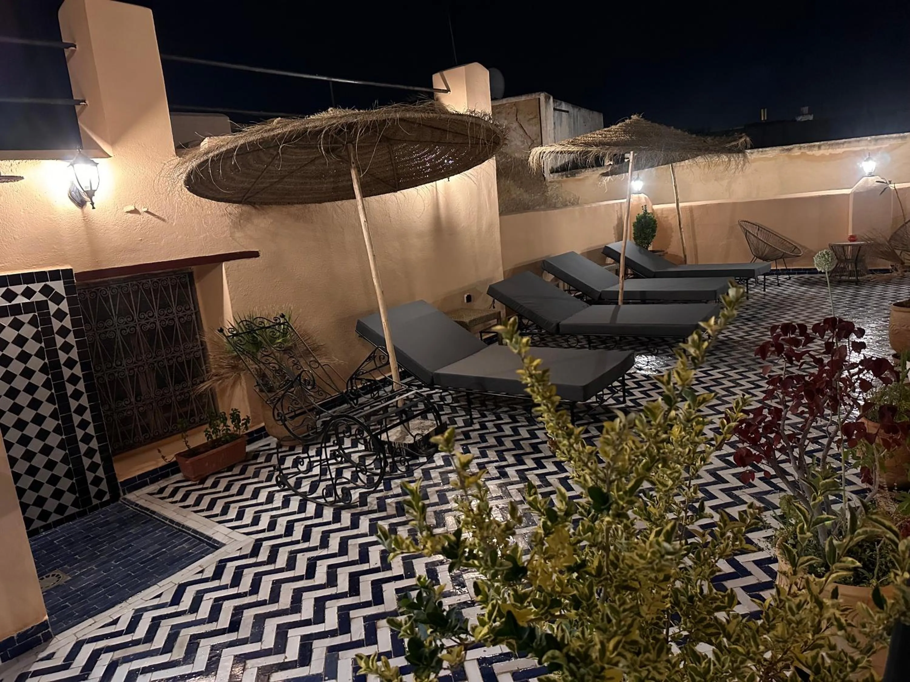Patio in Riad Dar Tahri & SPA