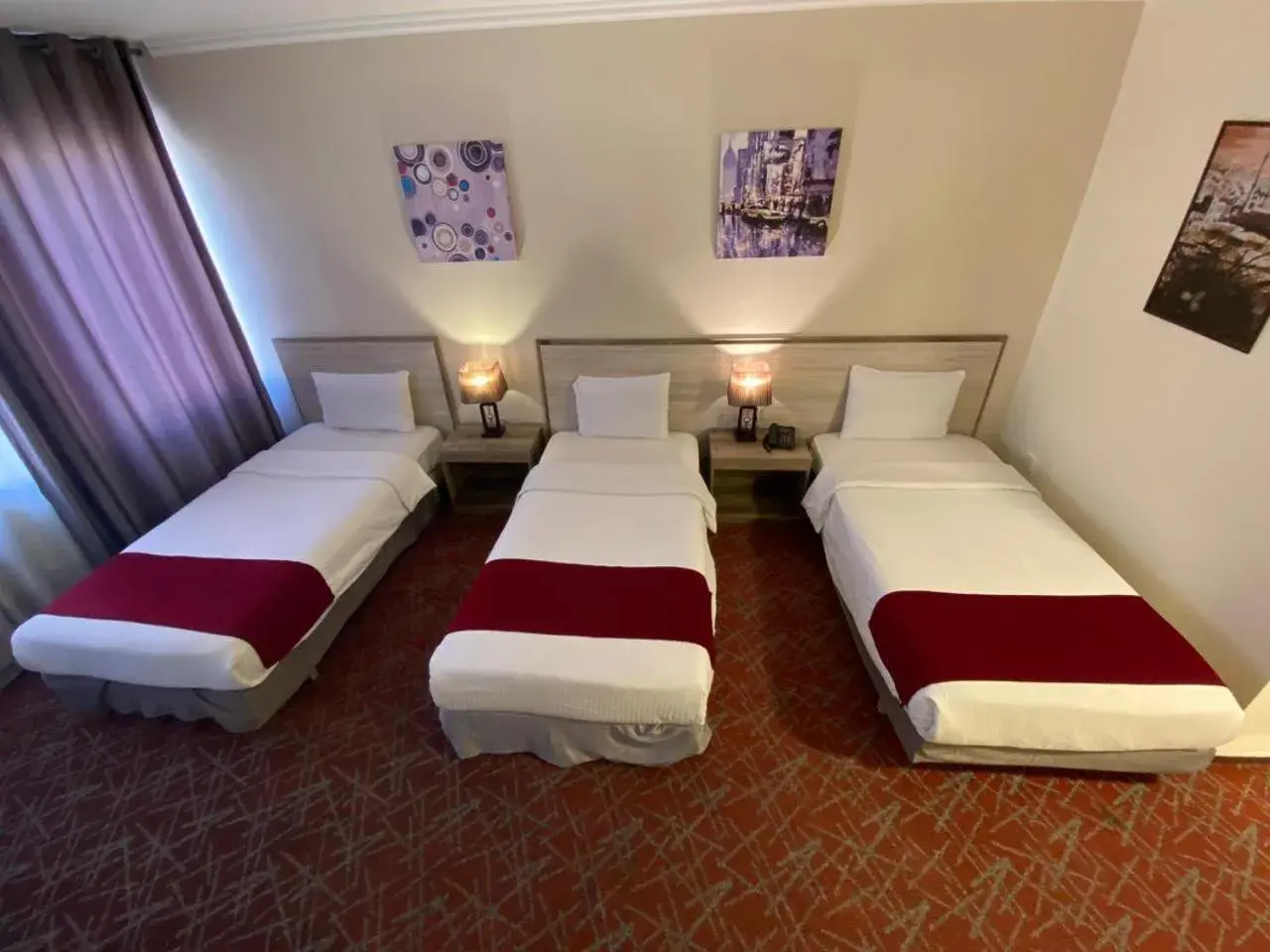 Triple Room with View in The Signature Hotel Amman Triple Room with View in The Signature Hotel Amman