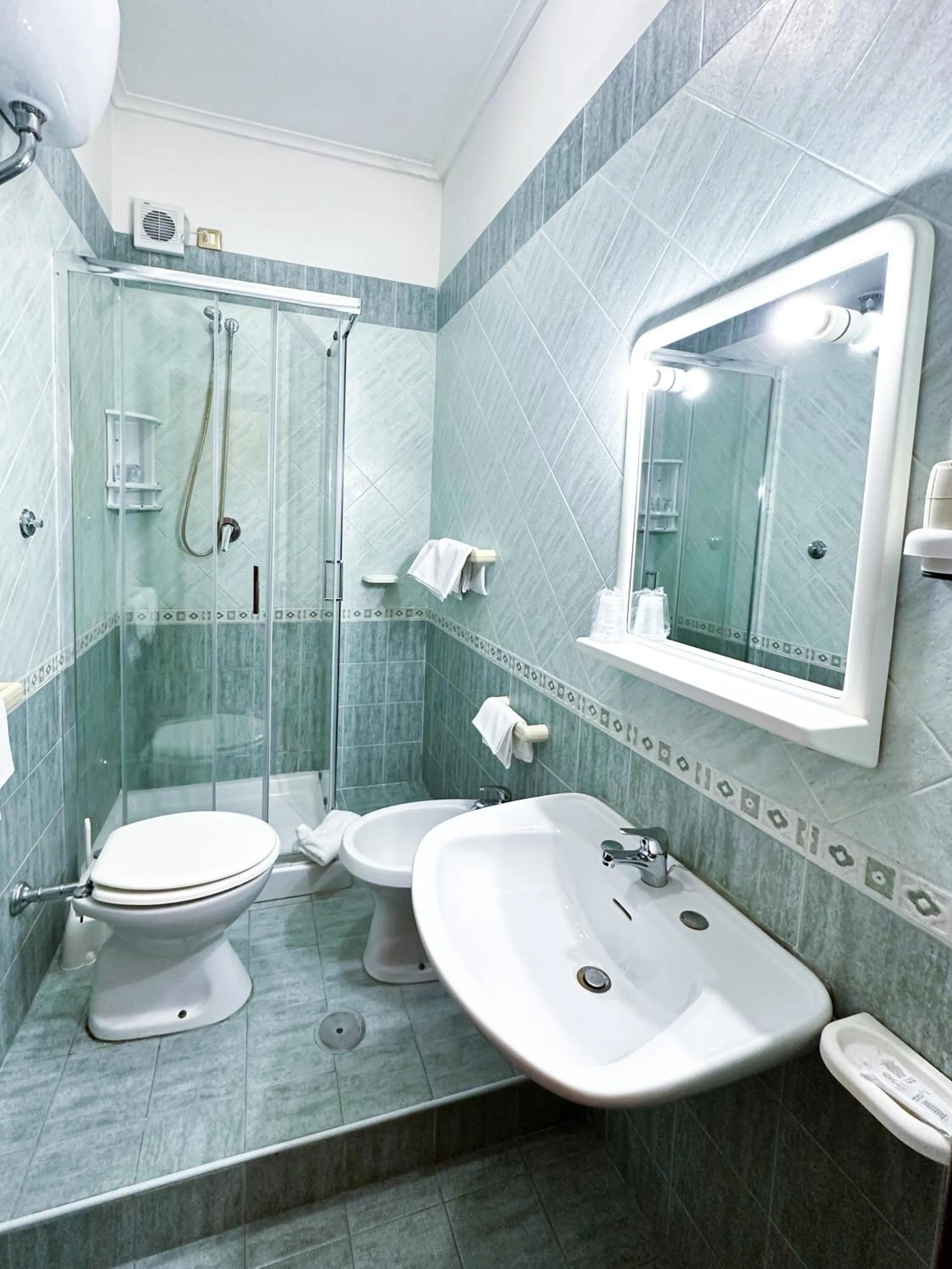 Shower in Hotel Europa