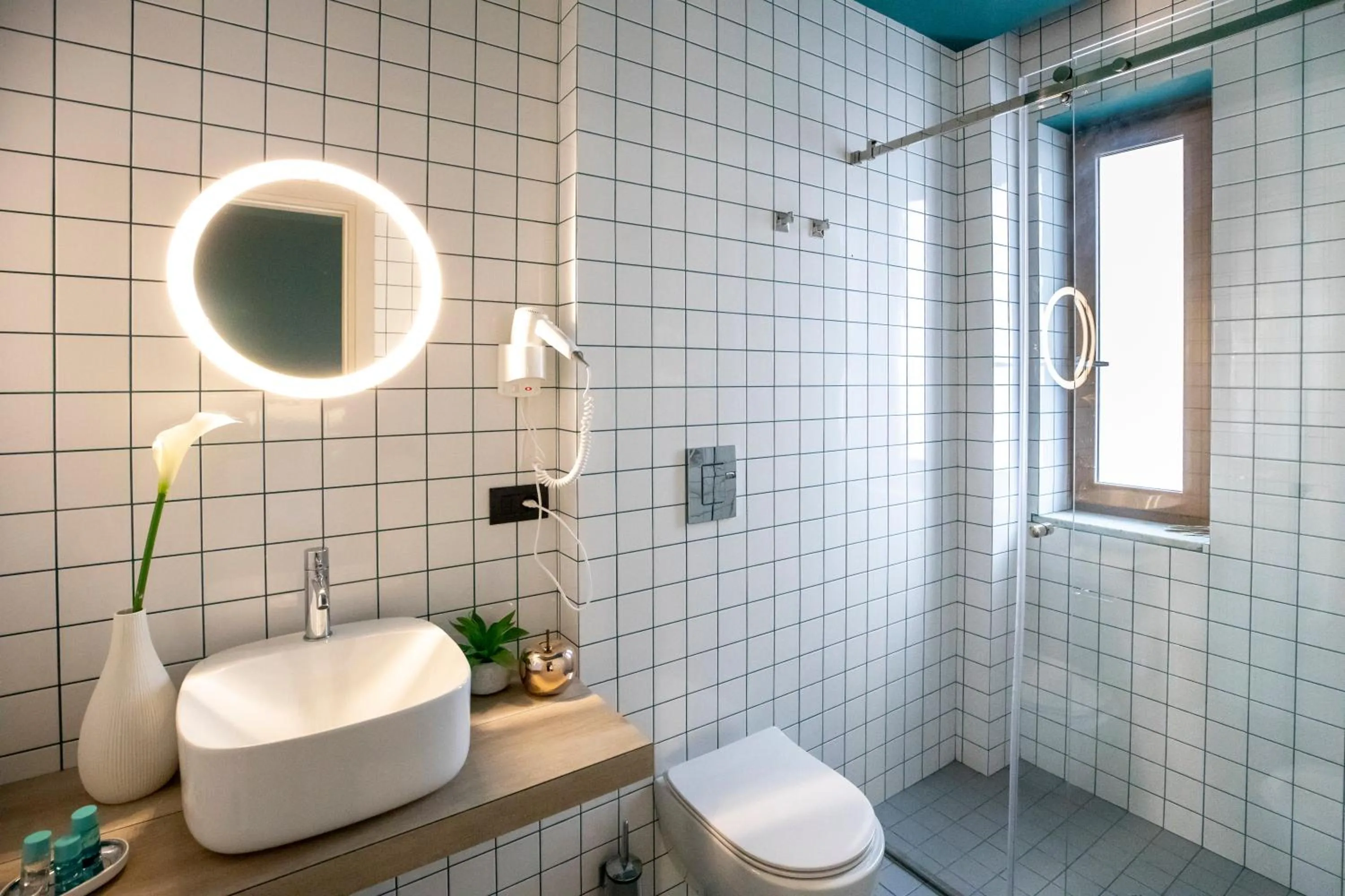 Shower in Hotel Europa