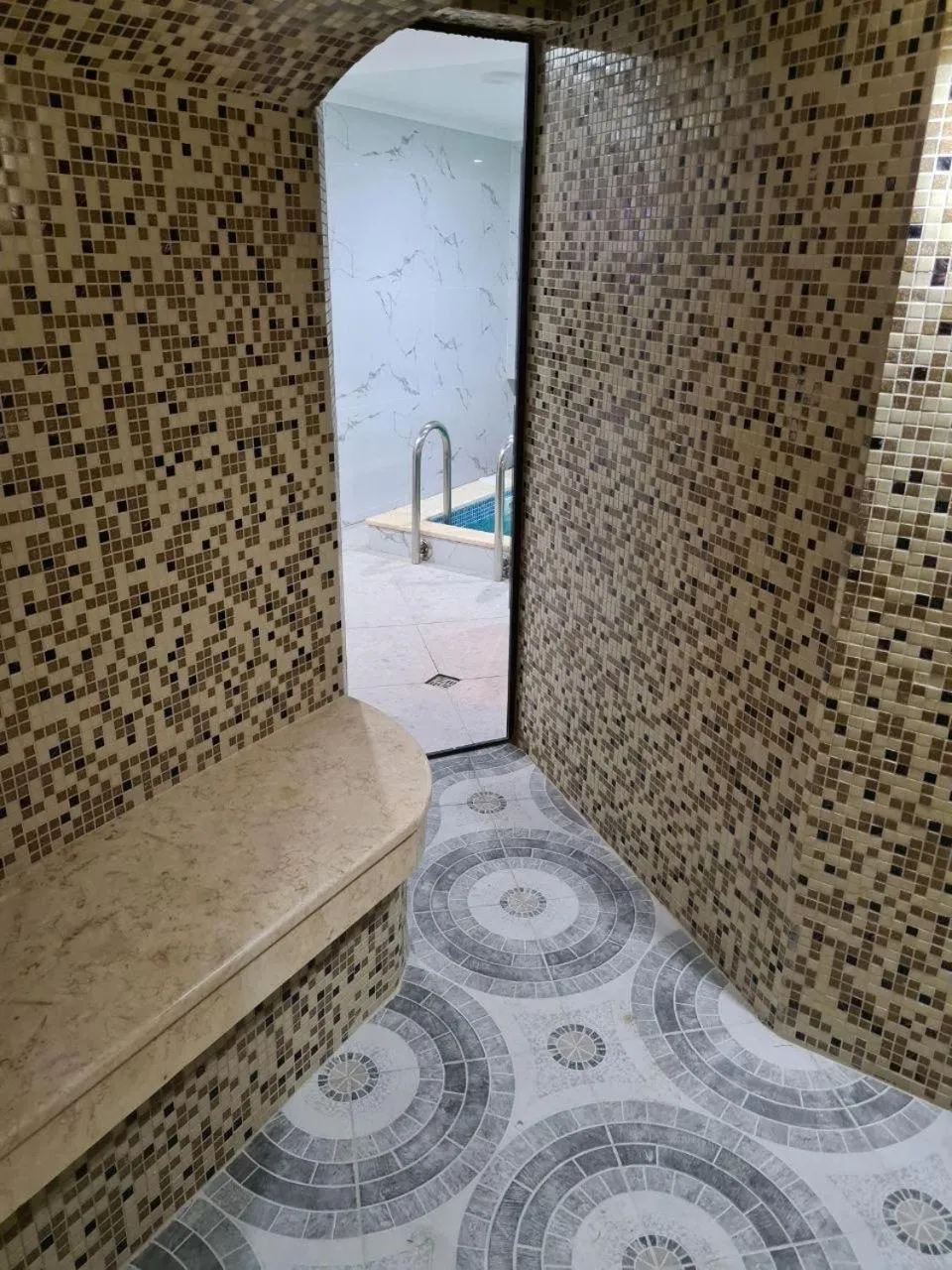 Steam room in Hotel Kalyan & Spa