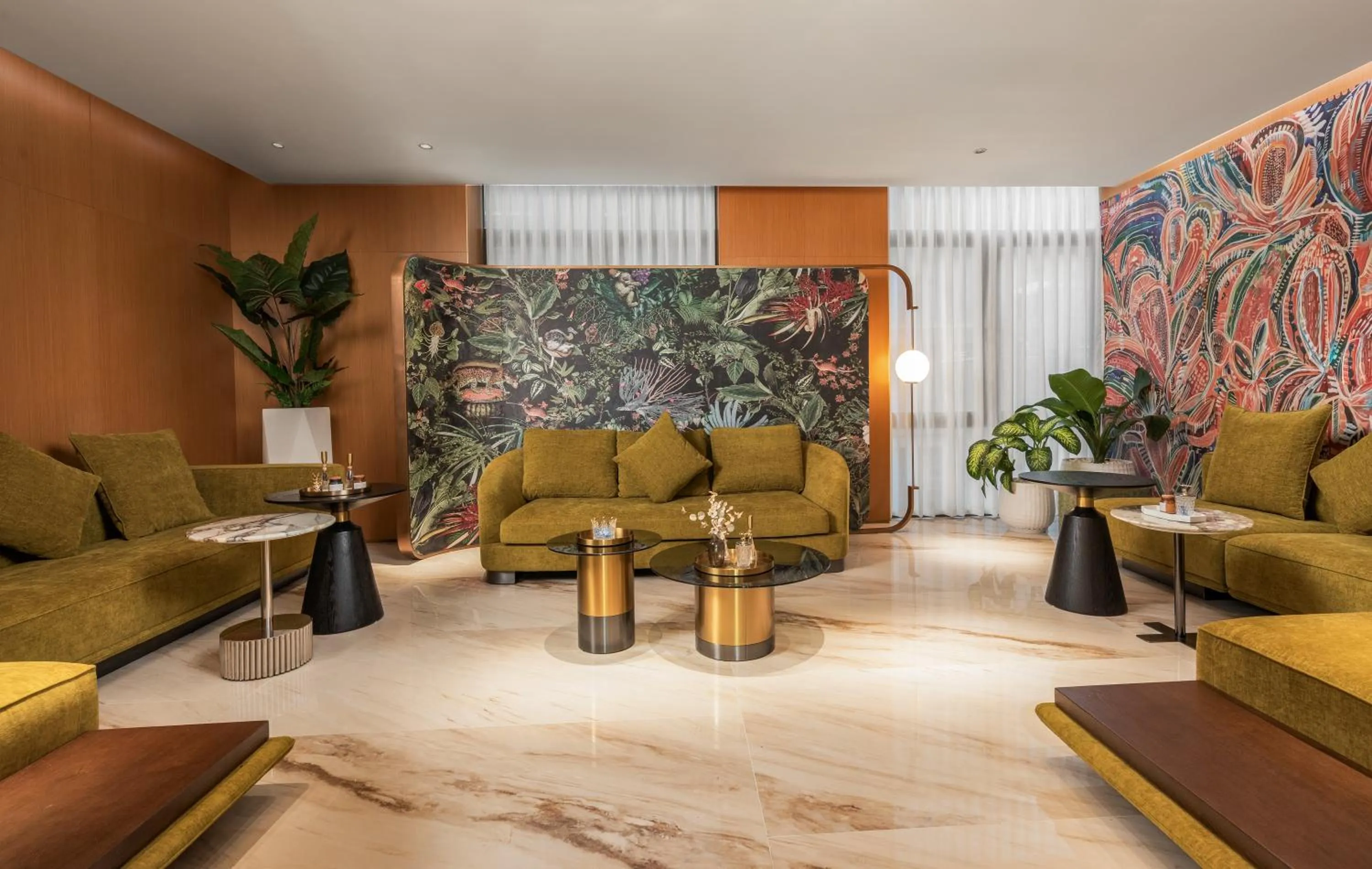 Seating area in PHUC LONG LUXURY Danang