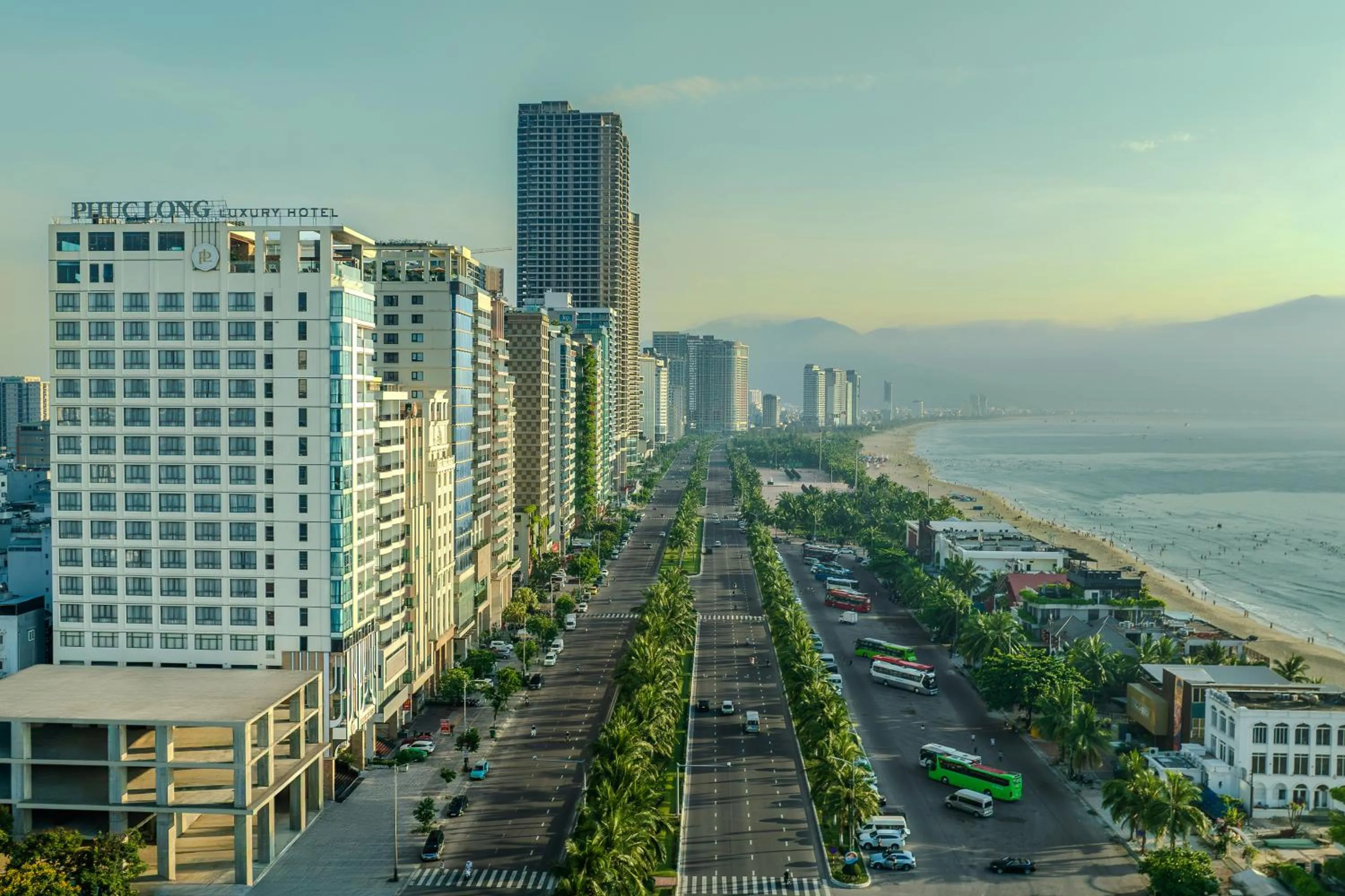 Street view in PHUC LONG LUXURY Danang
