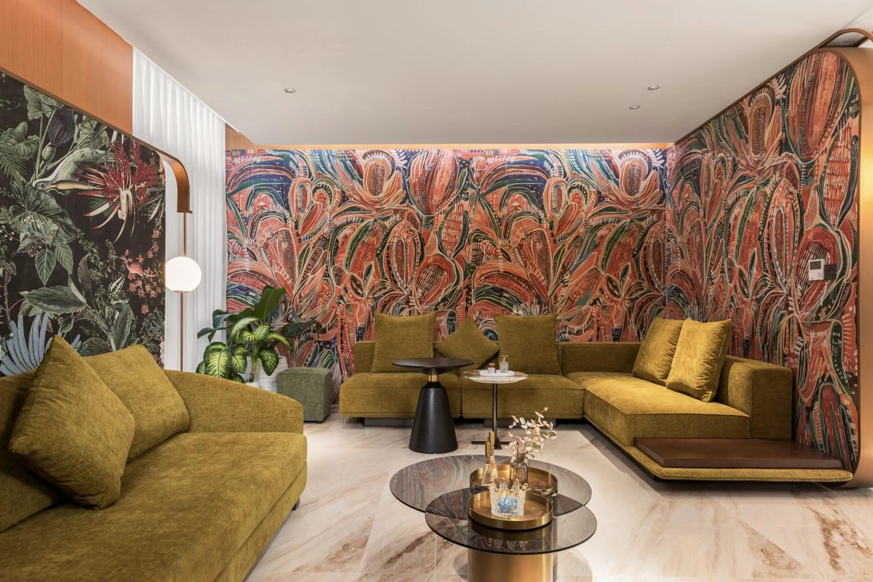 Seating area in PHUC LONG LUXURY Danang