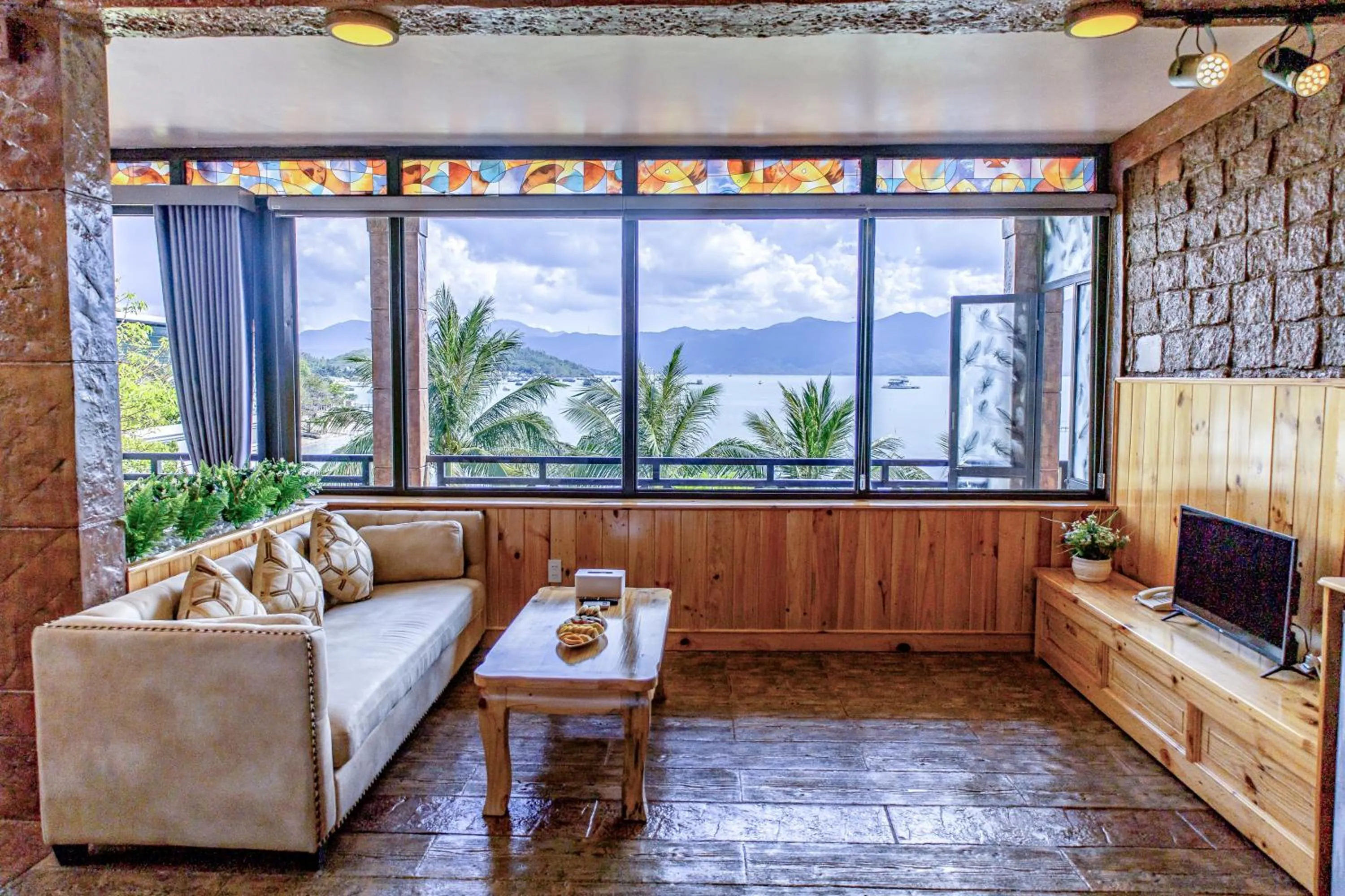 Living room in Green Oasis Nha Trang Resort