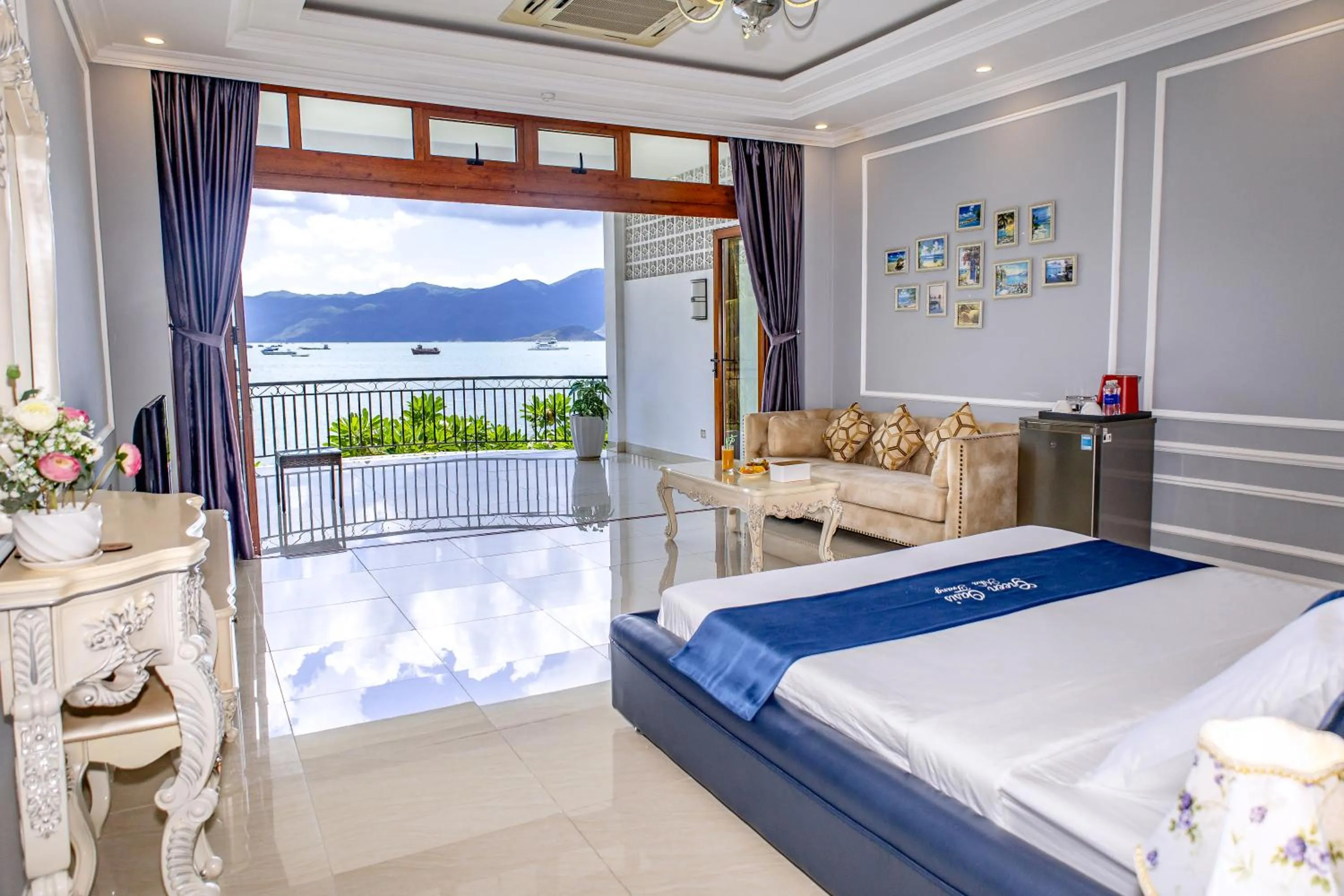 Photo of the whole room, Bed in Green Oasis Nha Trang Resort