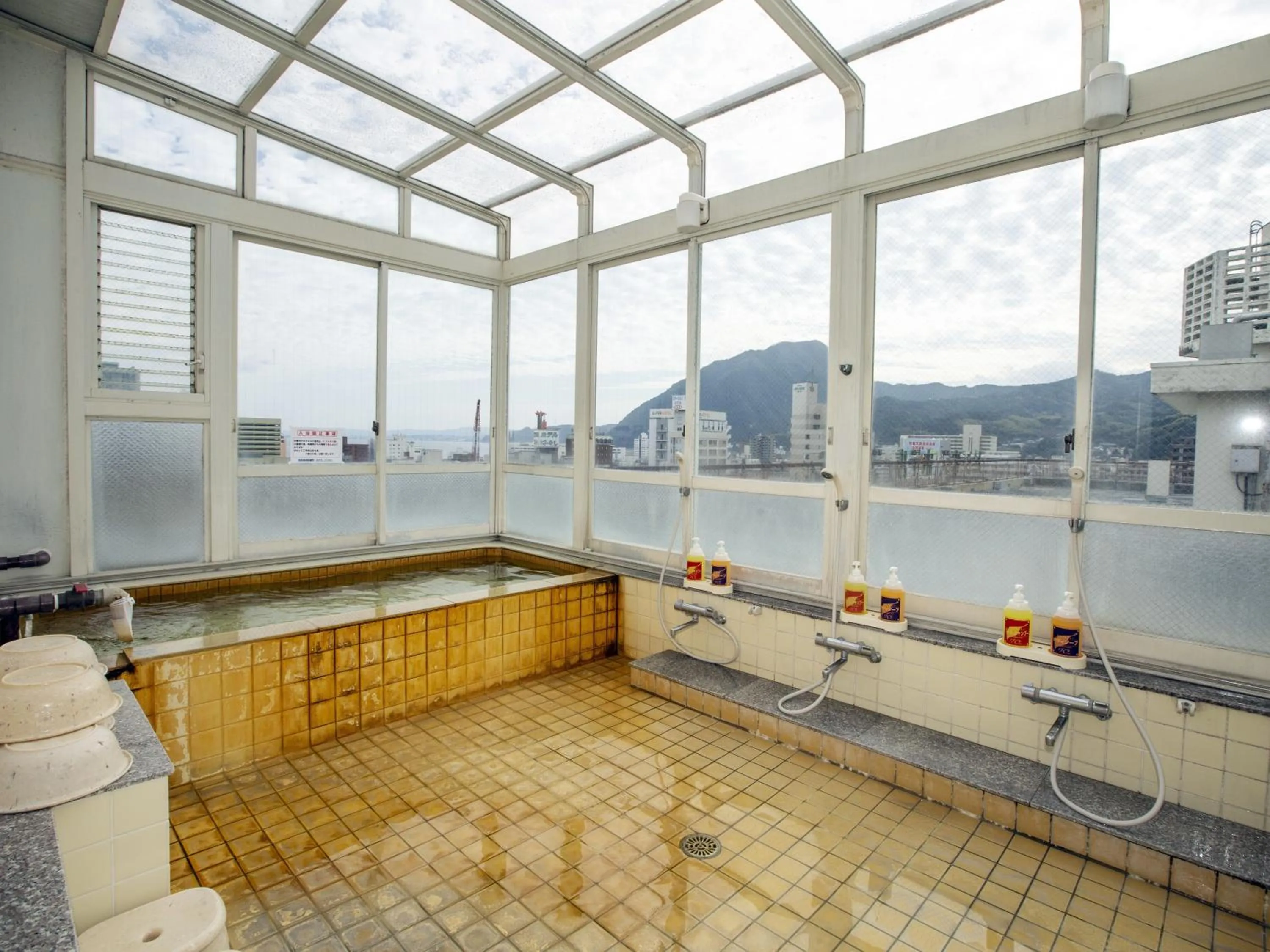 Hot Spring Bath in Hotel Fujiyoshi