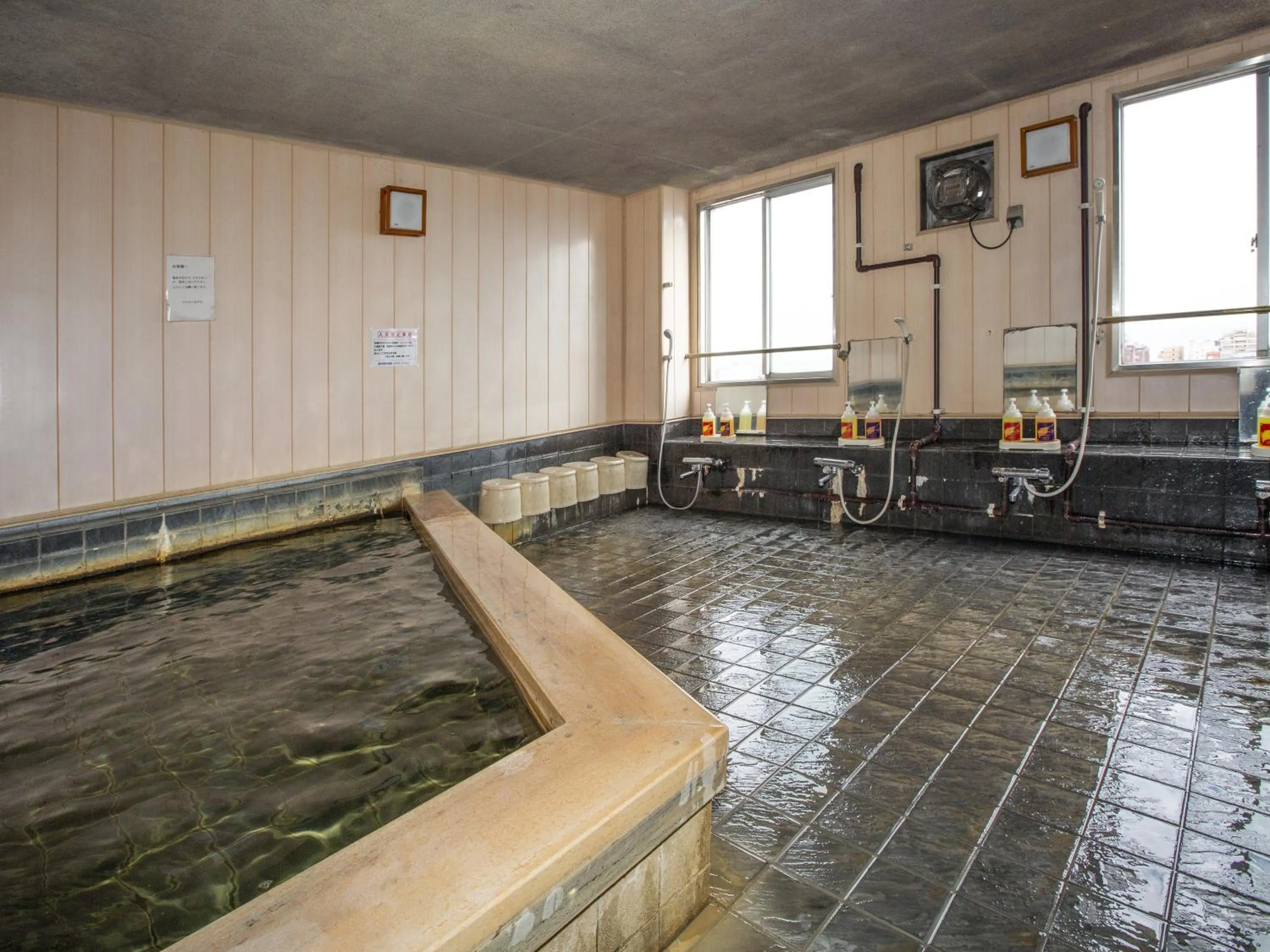 Hot Spring Bath in Hotel Fujiyoshi