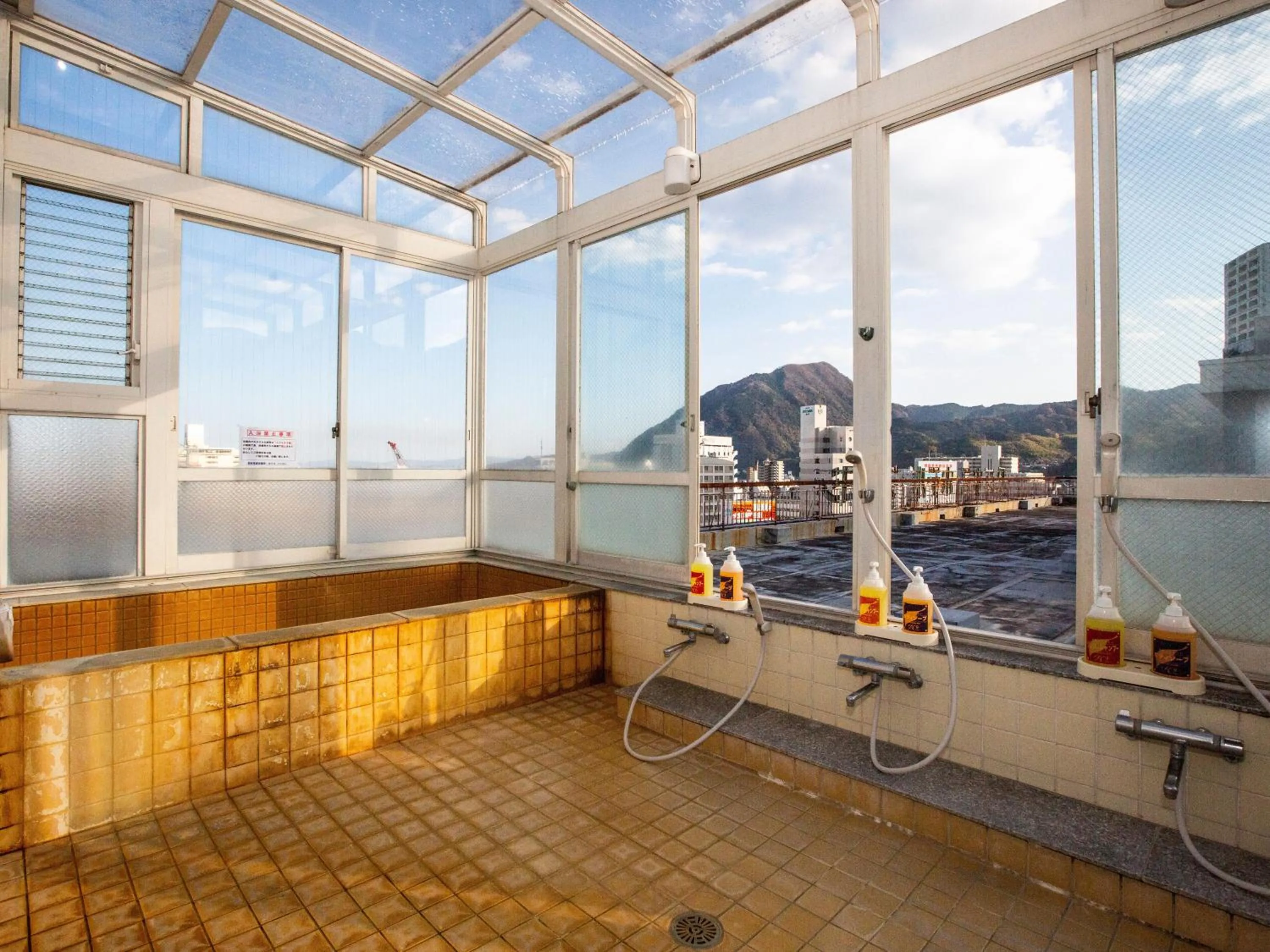 Hot Spring Bath in Hotel Fujiyoshi