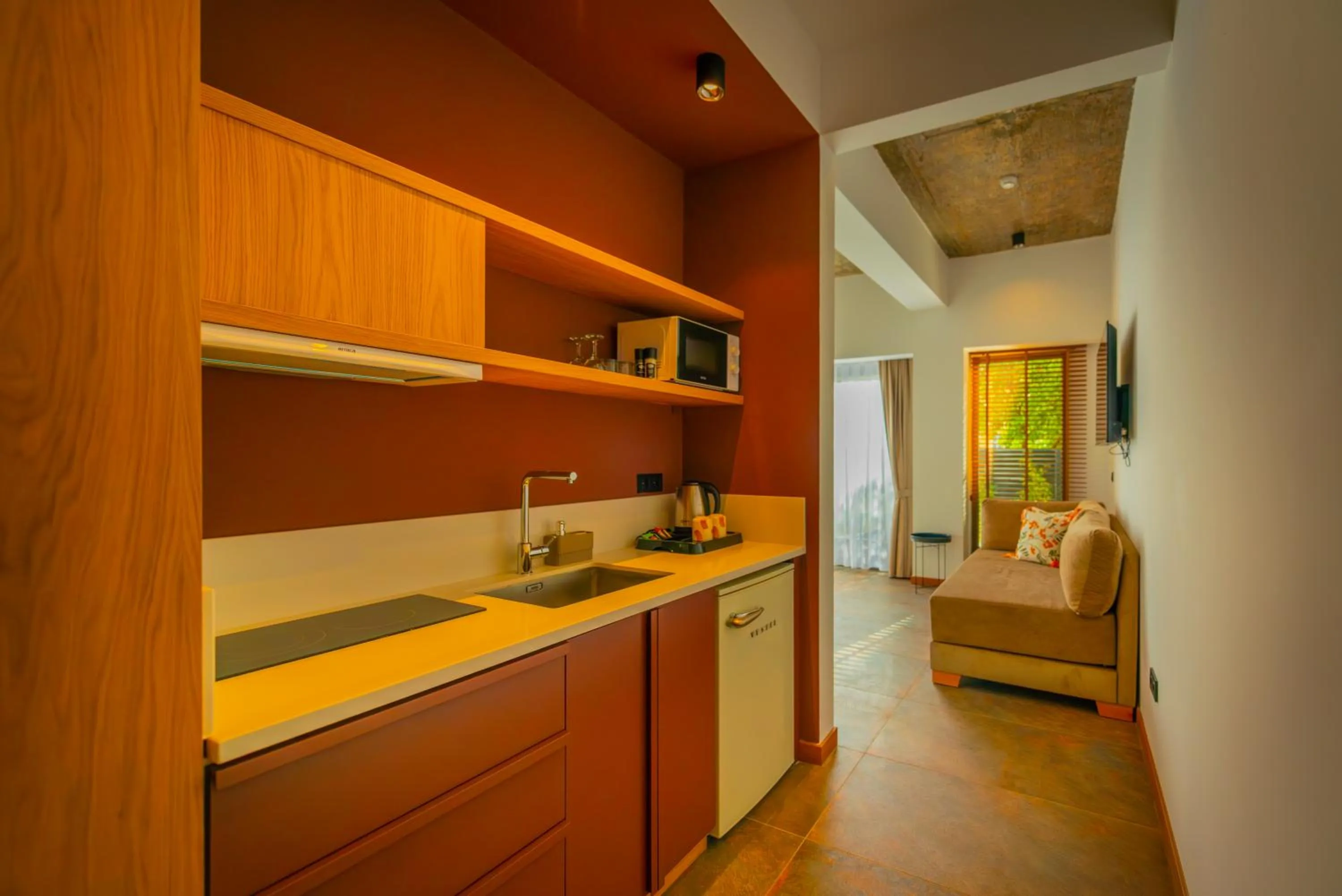 Kitchen or kitchenette in Nakas Hotel