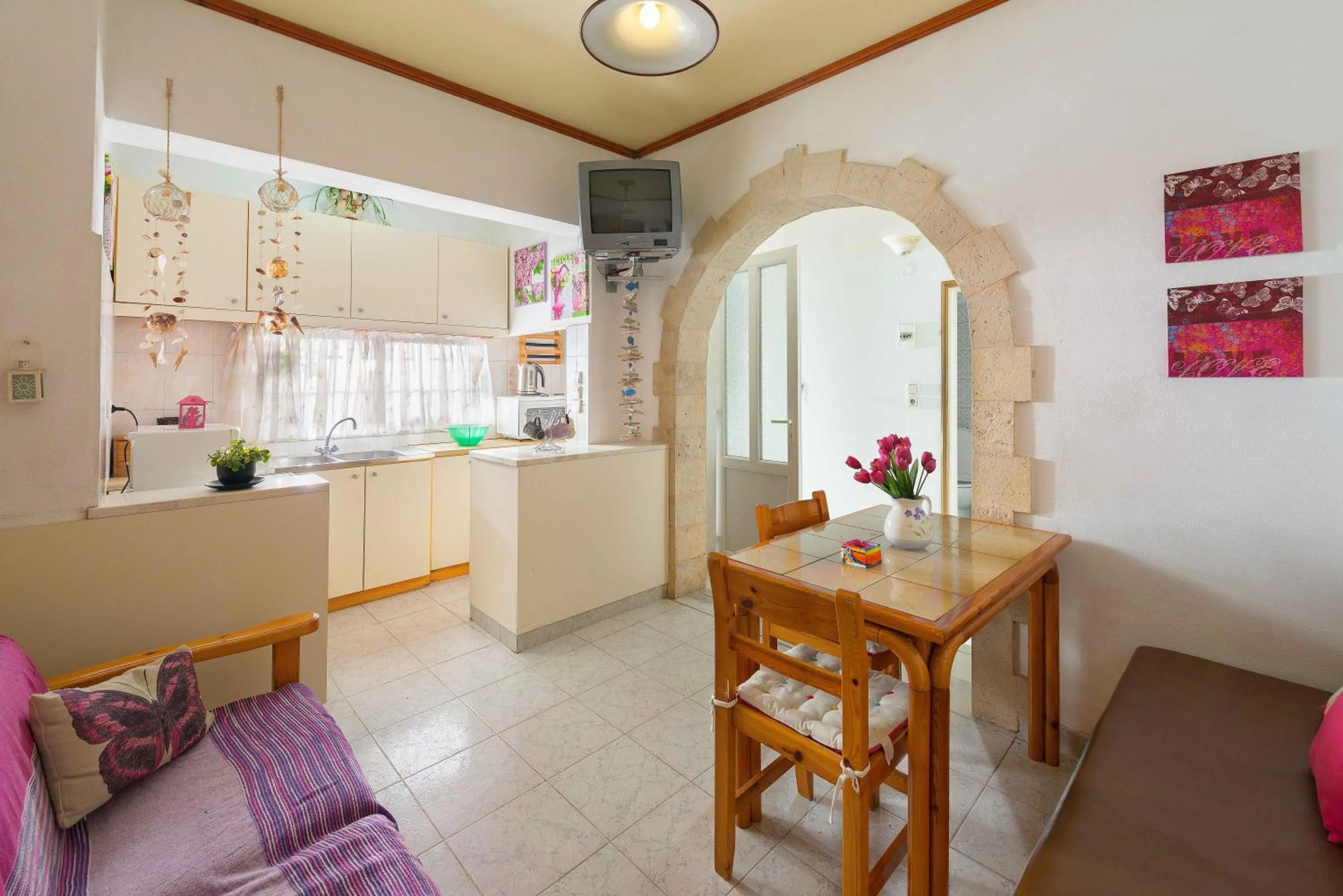 Kitchen or kitchenette in Melody Studios Faliraki